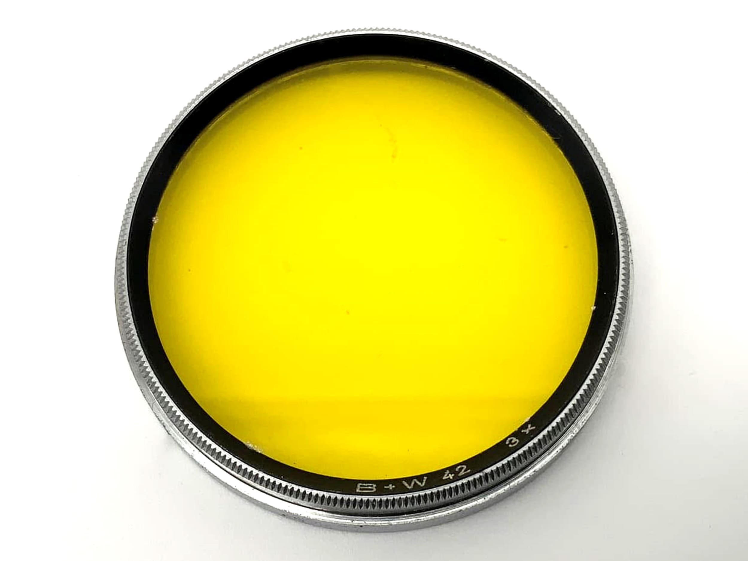 B+W color filter 42mm yellow 3x yellow color filter plug-in filter slip on