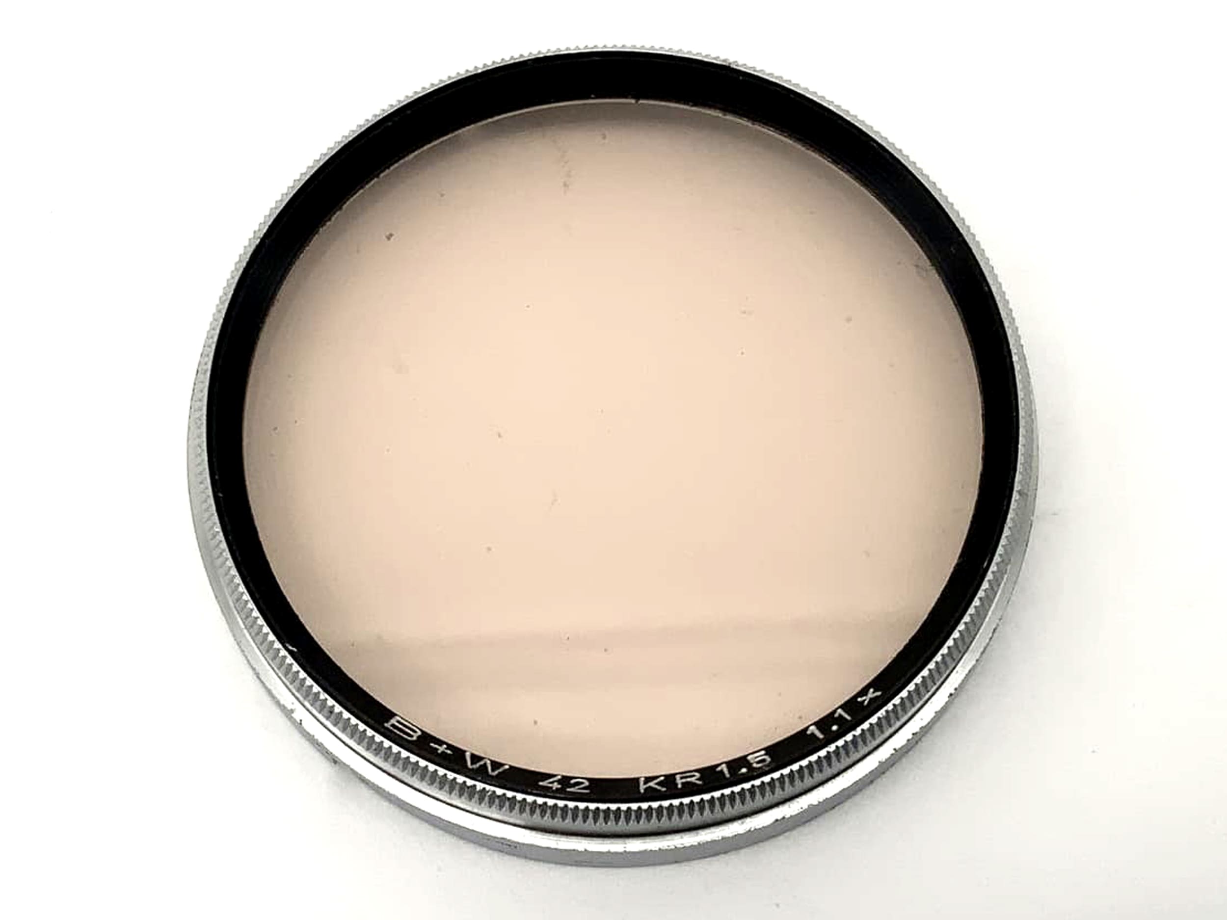 B+W correction filter 42mm KR 1.5 1.1x plug-in filter slip on