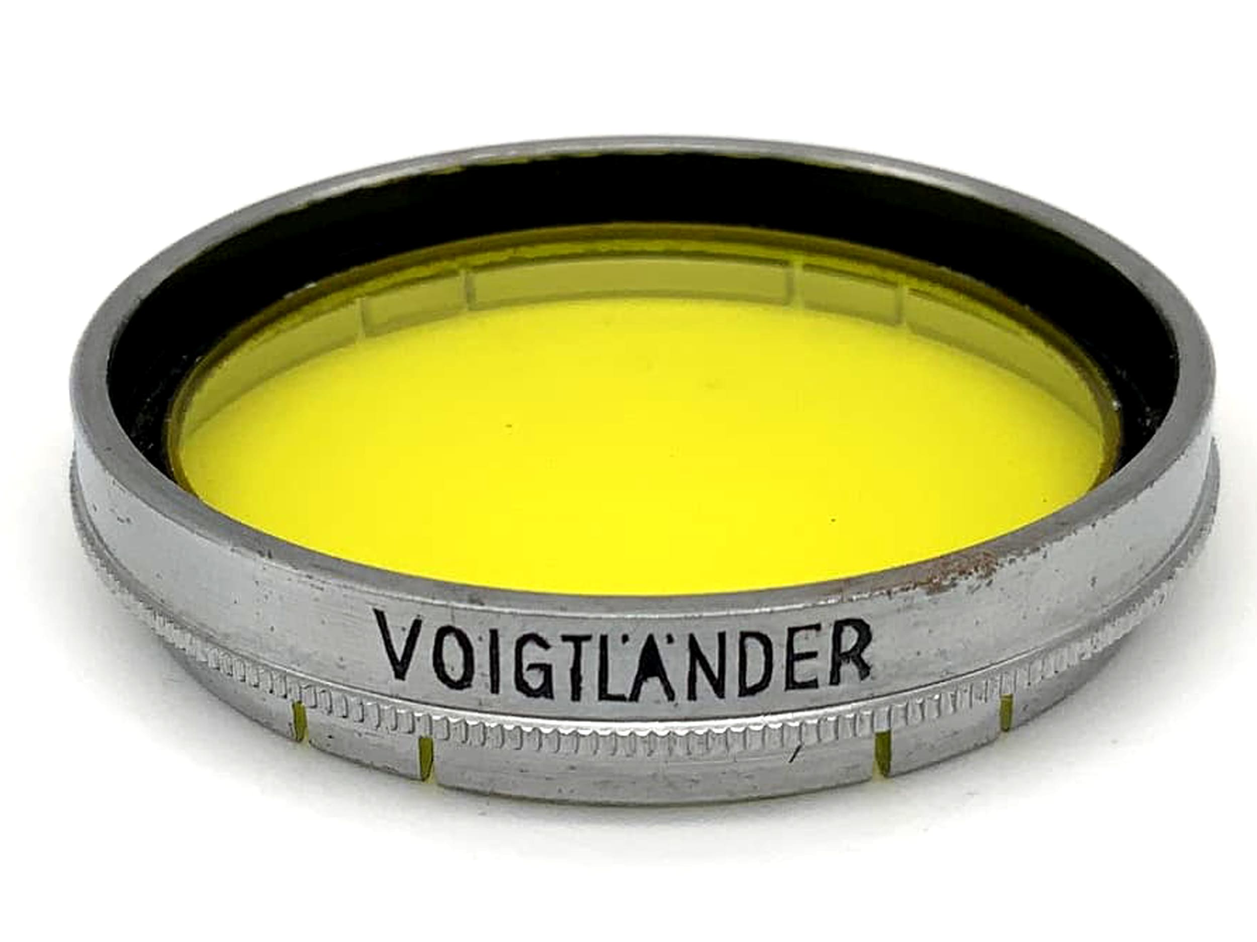 Voigtländer 37mm Yellow Color Filter 302/37 Slip-On Filter
