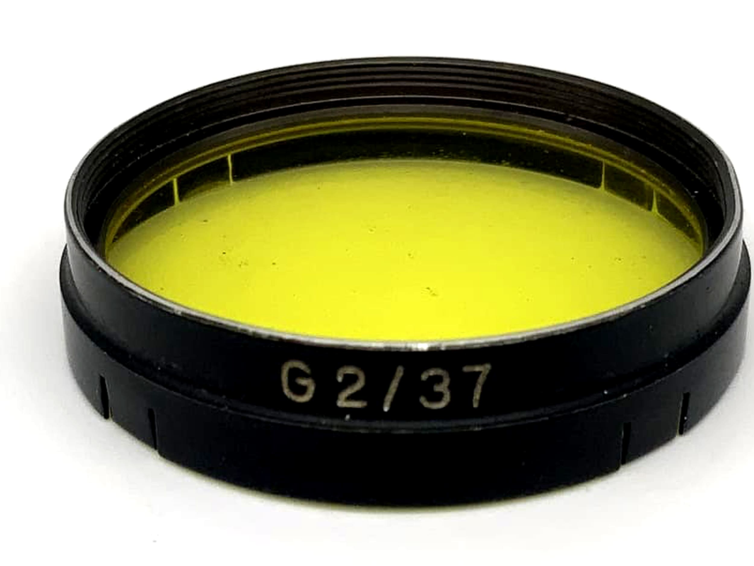 Carl Zeiss color filter 37mm G2/37 Yellow Yellow colorfilter plug-in filter Slip On
