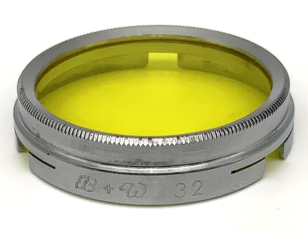 B+W color filter 32mm yellow yellow colorfilter plug-in filter slip on