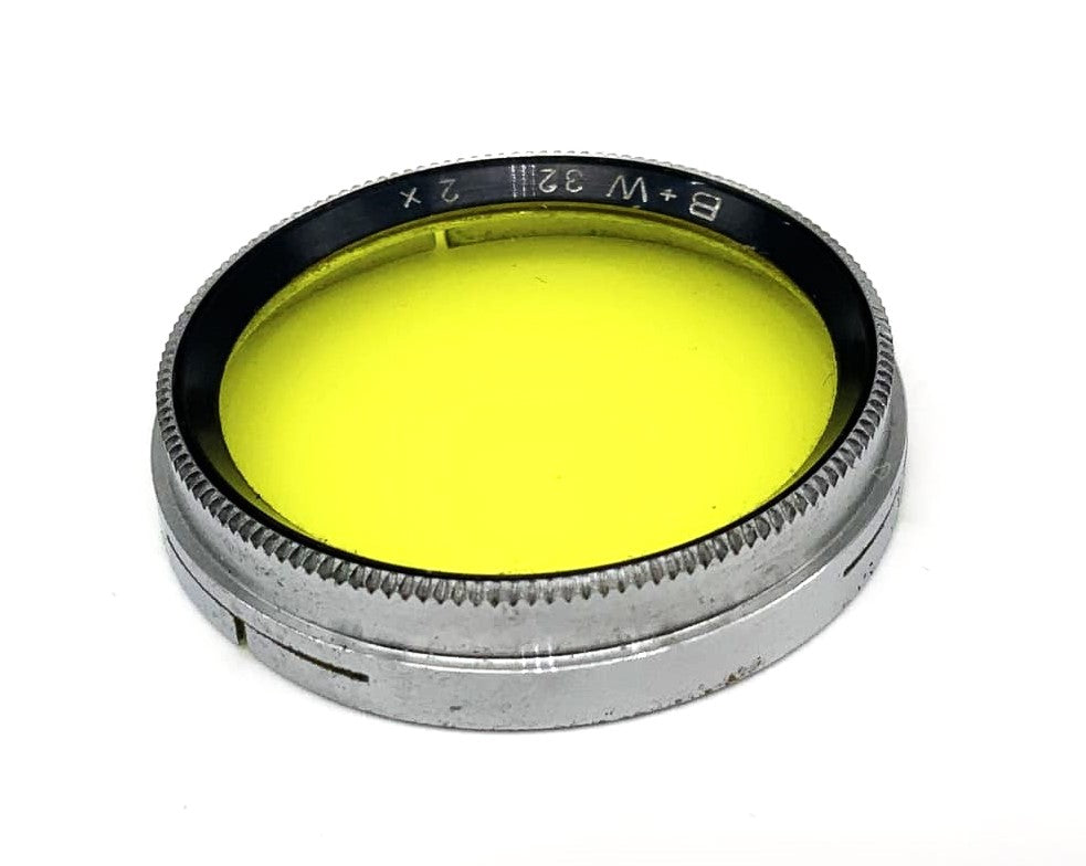 B+W color filter 32mm 2x yellow yellow colorfilter plug-in filter slip on