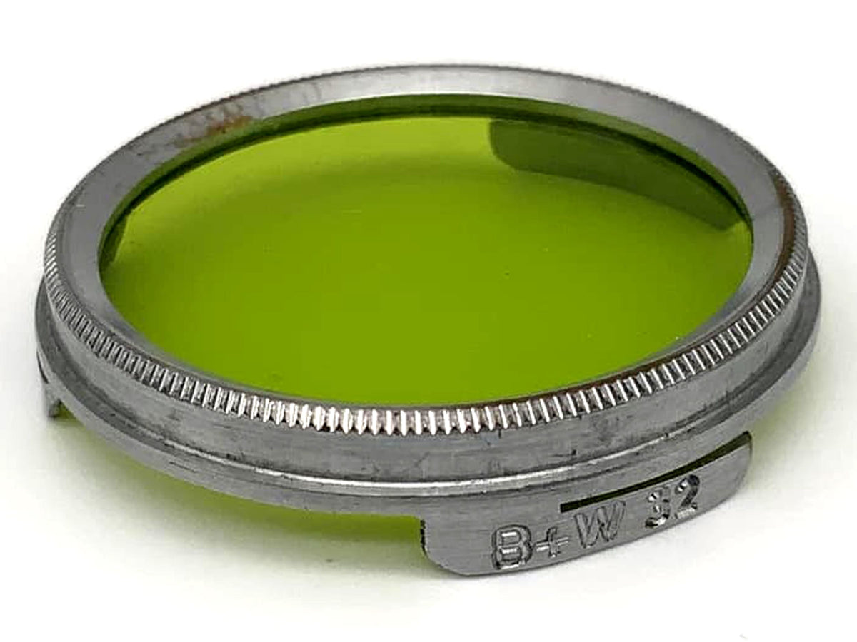 B+W 32mm Green Color Filter Slip-On