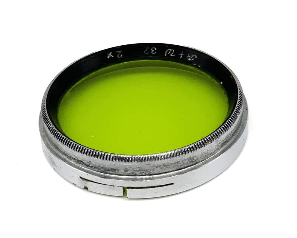 B+W color filter 32mm green Green colorfilter 2x plug-in filter slip on
