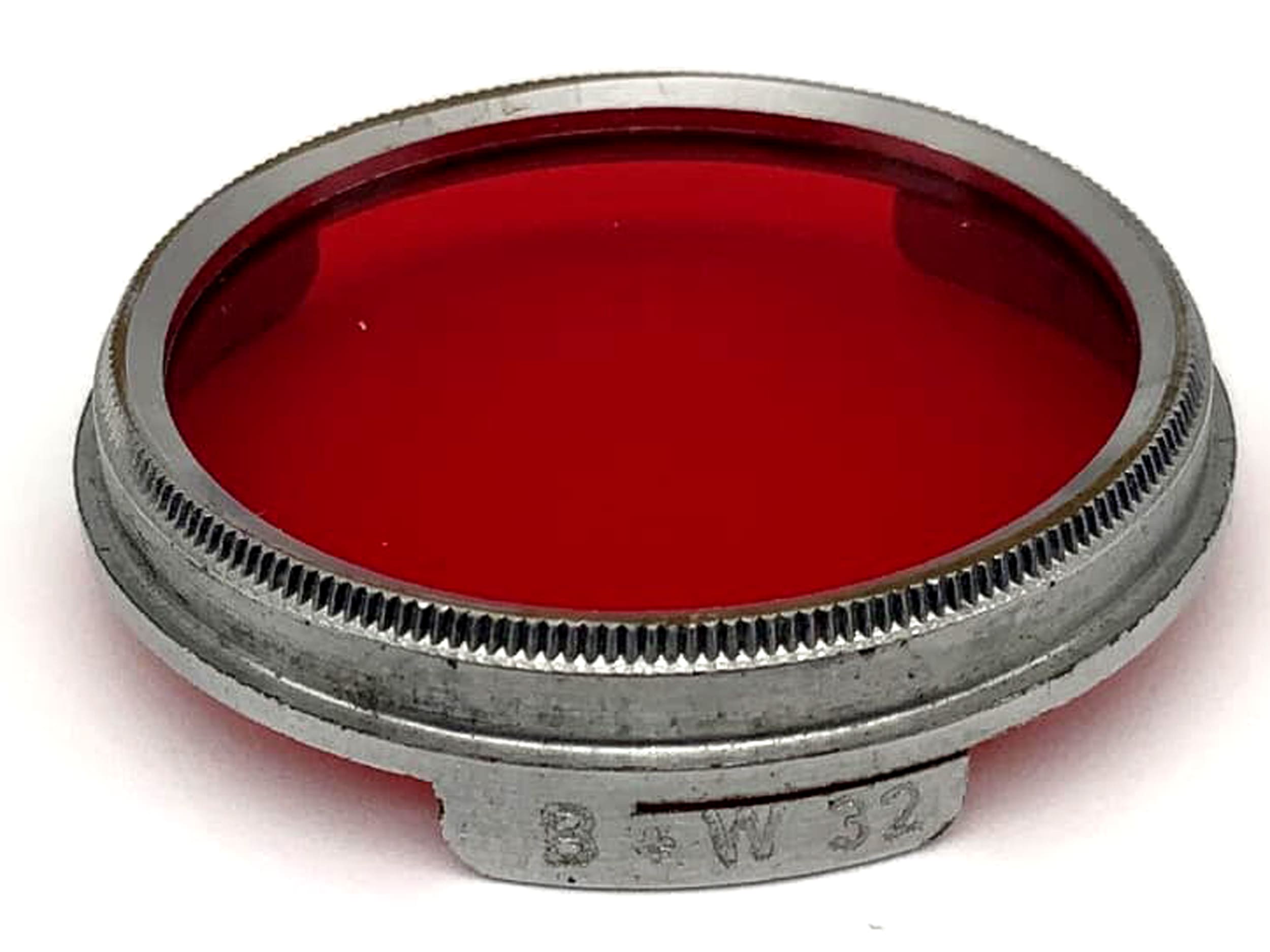 B+W color filter 32mm red red colorfilter plug-in filter slip on