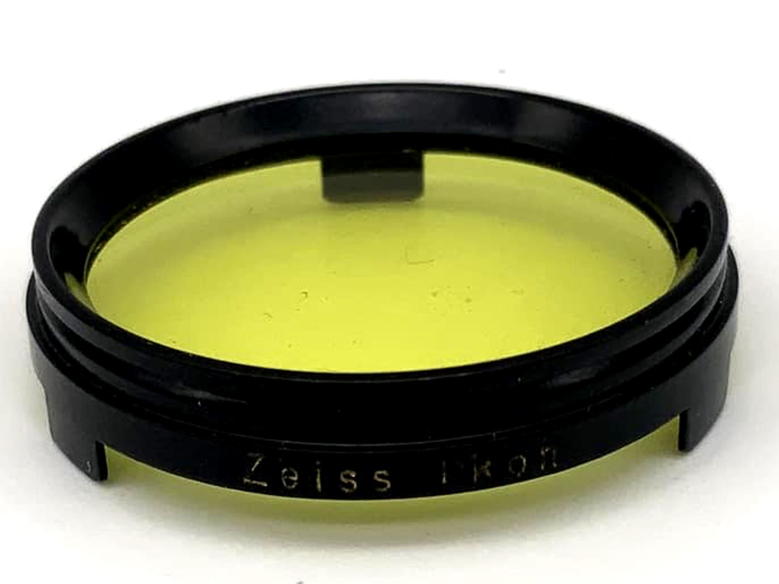 Zeiss Ikon color filter 32mm 350/1 Yellow Yellow colorfilter G1 plug-in filter Slip On