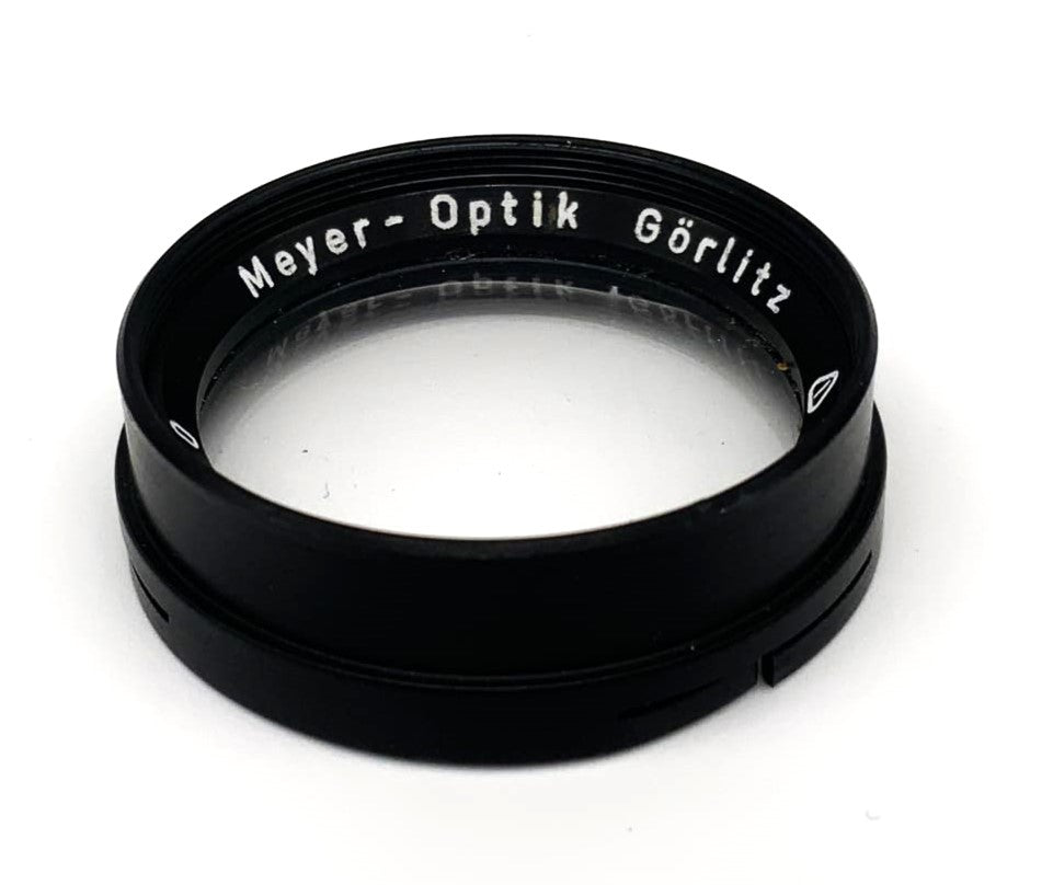 Meyer Optik Görlitz 32mm close-up lens, 600mm close-up lens, slip-on filter