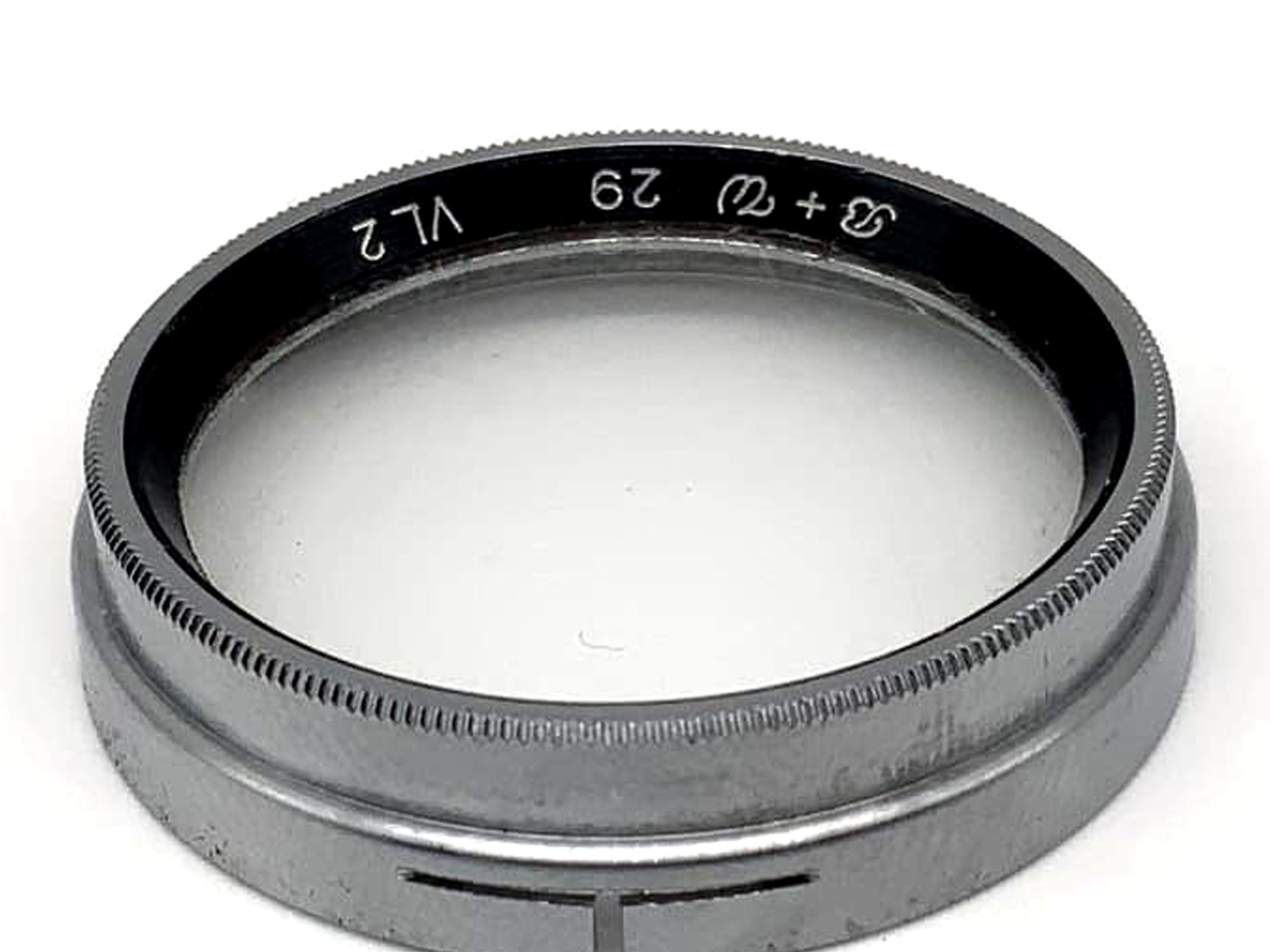 B+W close-up lens 29mm VL2 close up macro lens plug-in filter slip on