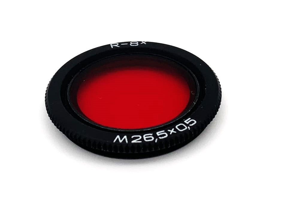 Zenit color filter 26.5mm red R-8x M26.5x05 red colorfilter