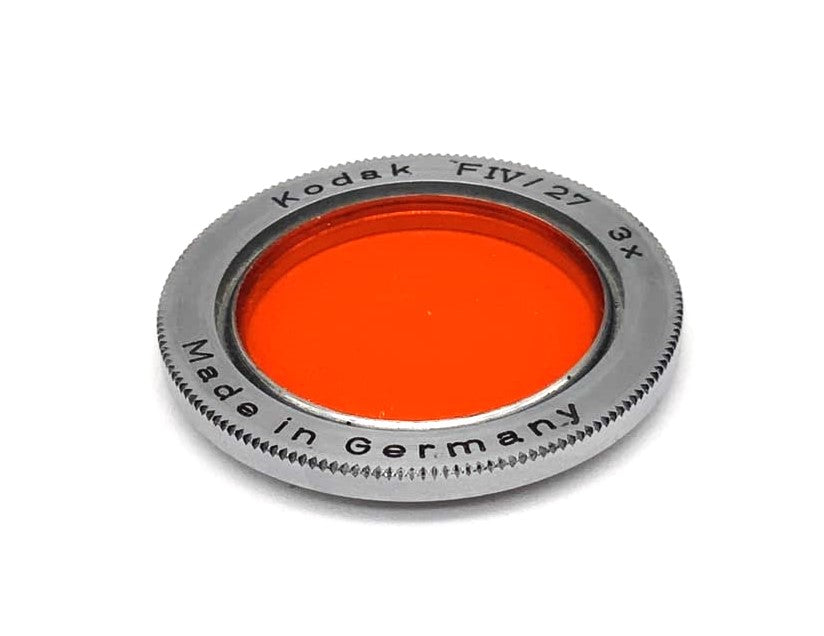 Kodak 27mm FIV/27 3x orange color filters, screw thread