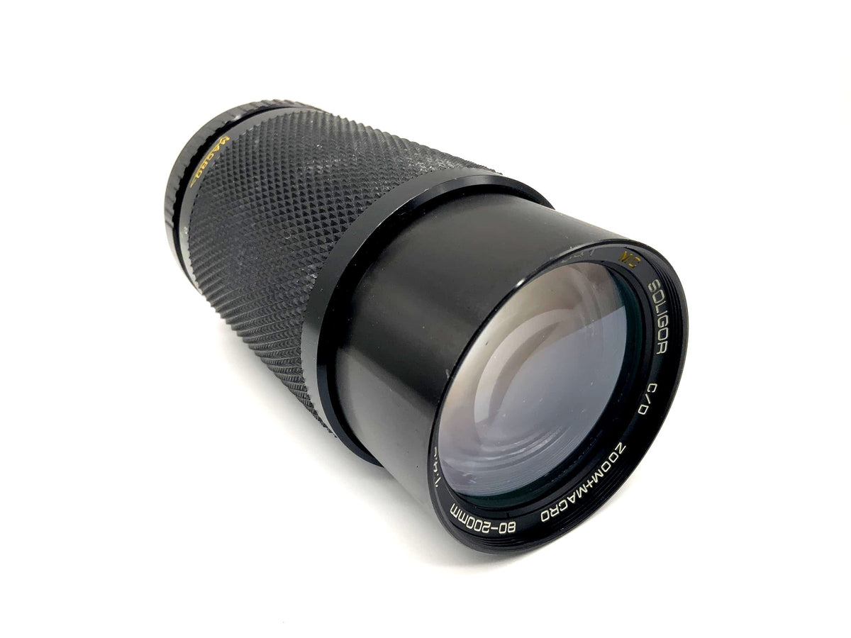 Soligor 80-200mm 1:4.5 Lens C/D Zoom+Macro MC Camera Lens (Rollei QBM)