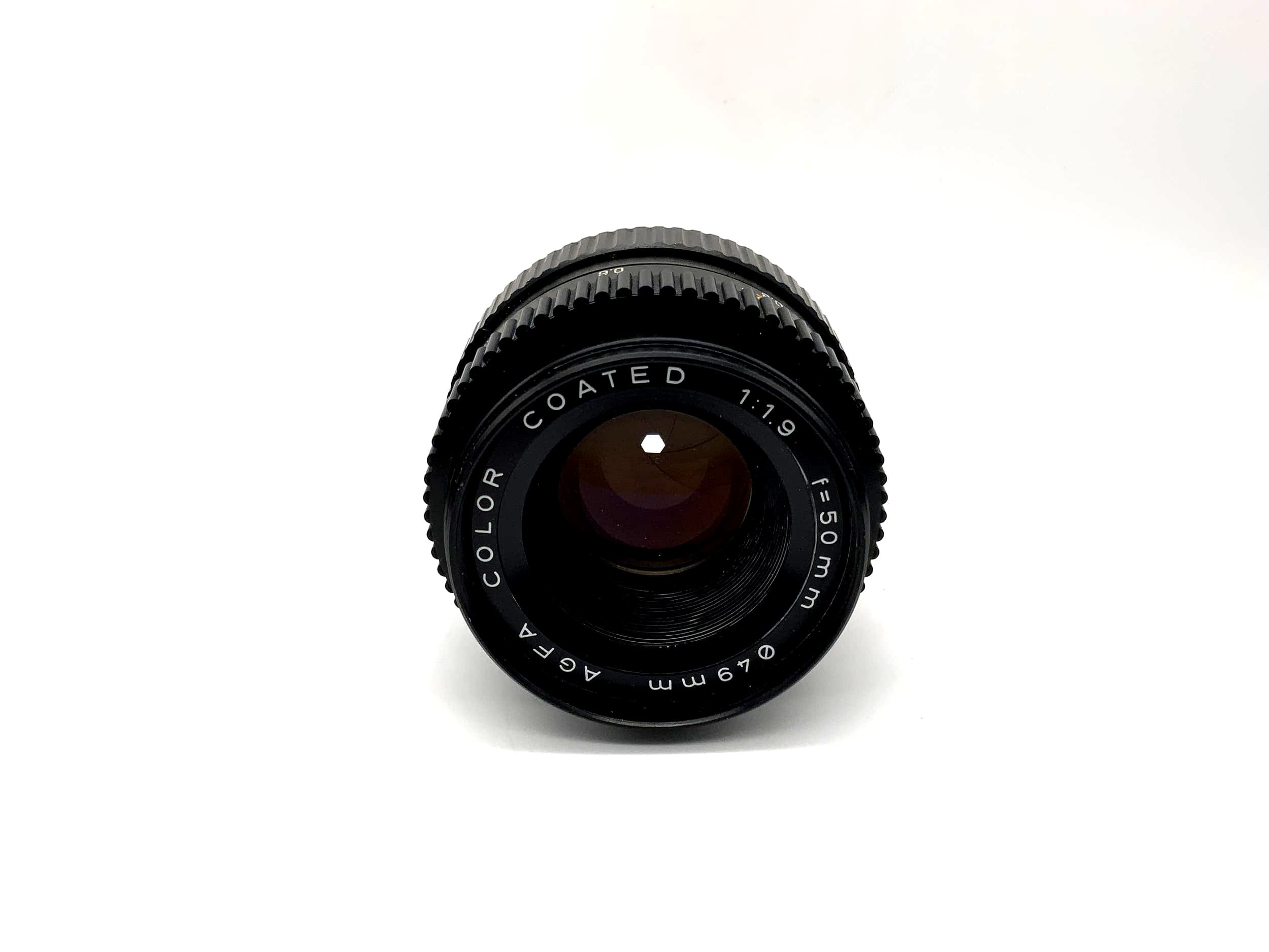 Agfa 50mm 1:1.9 Lens Color Coated Camera Lens (Pentax K)