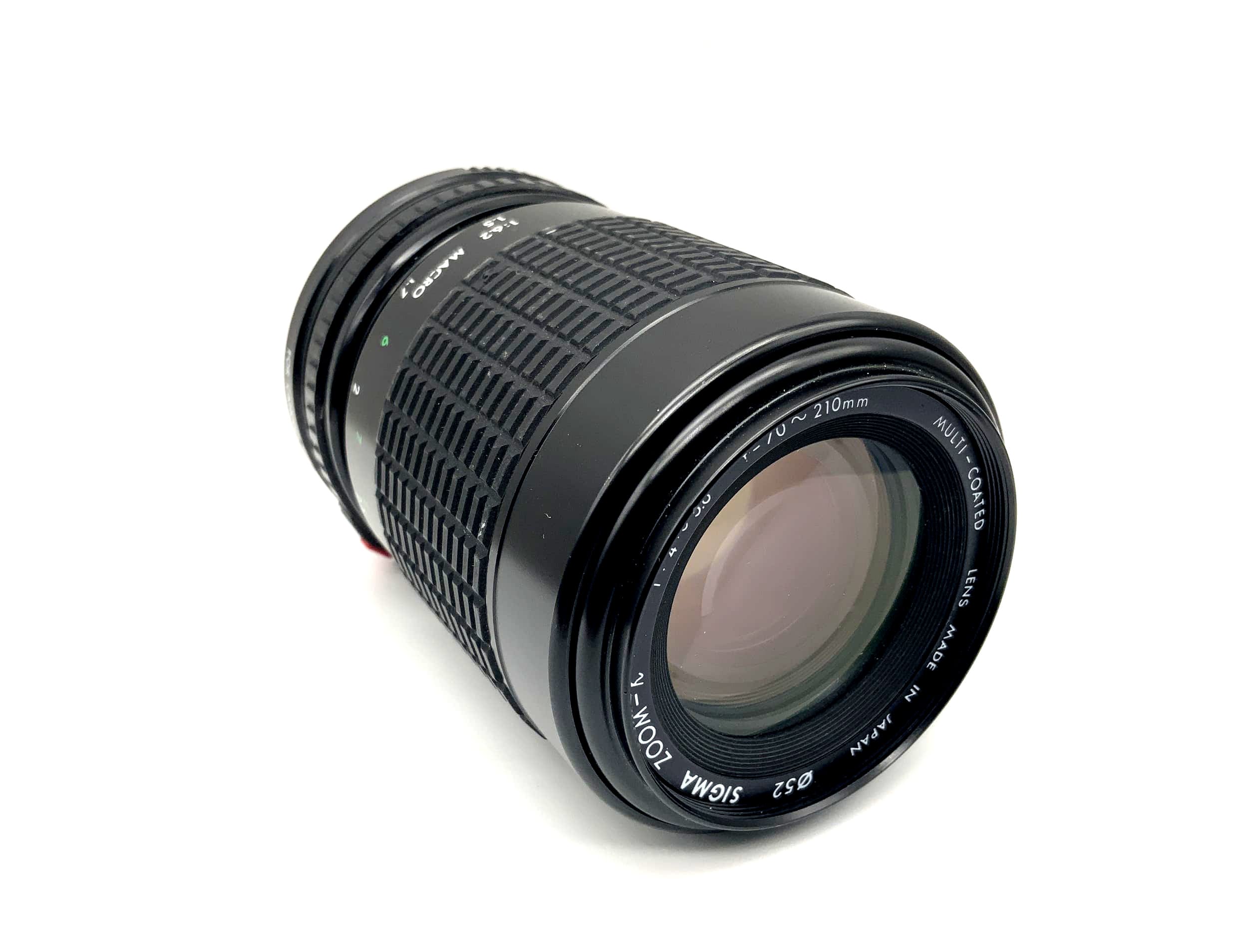 Sigma 70-210mm 1:4-5.6 Lens Zoom-K Multi-Coated Macro Lens (Canon FD)