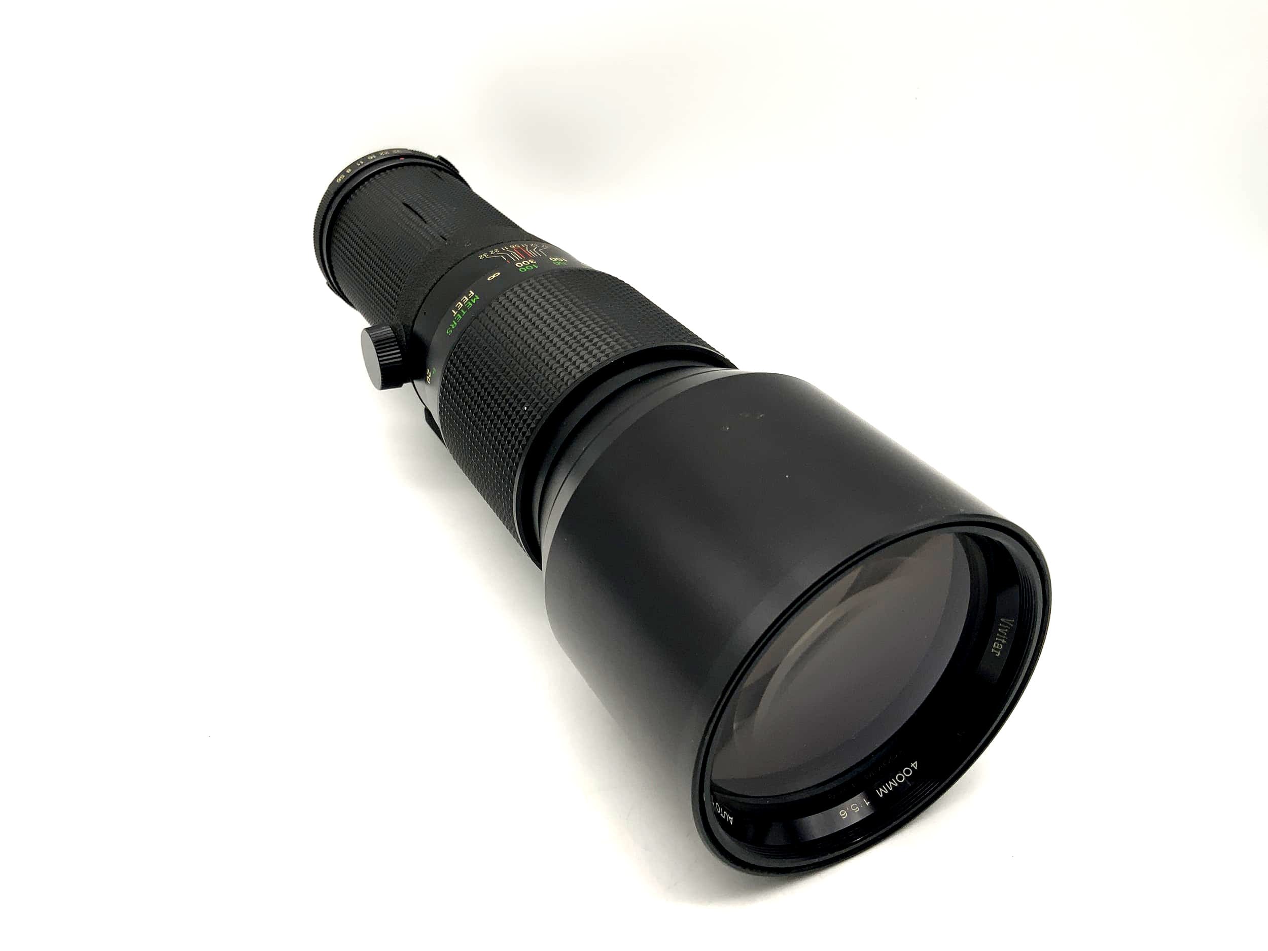 Vivitar 400mm 1:5.6 Lens Auto Telephoto Camera Camera Lens (Minolta MD)