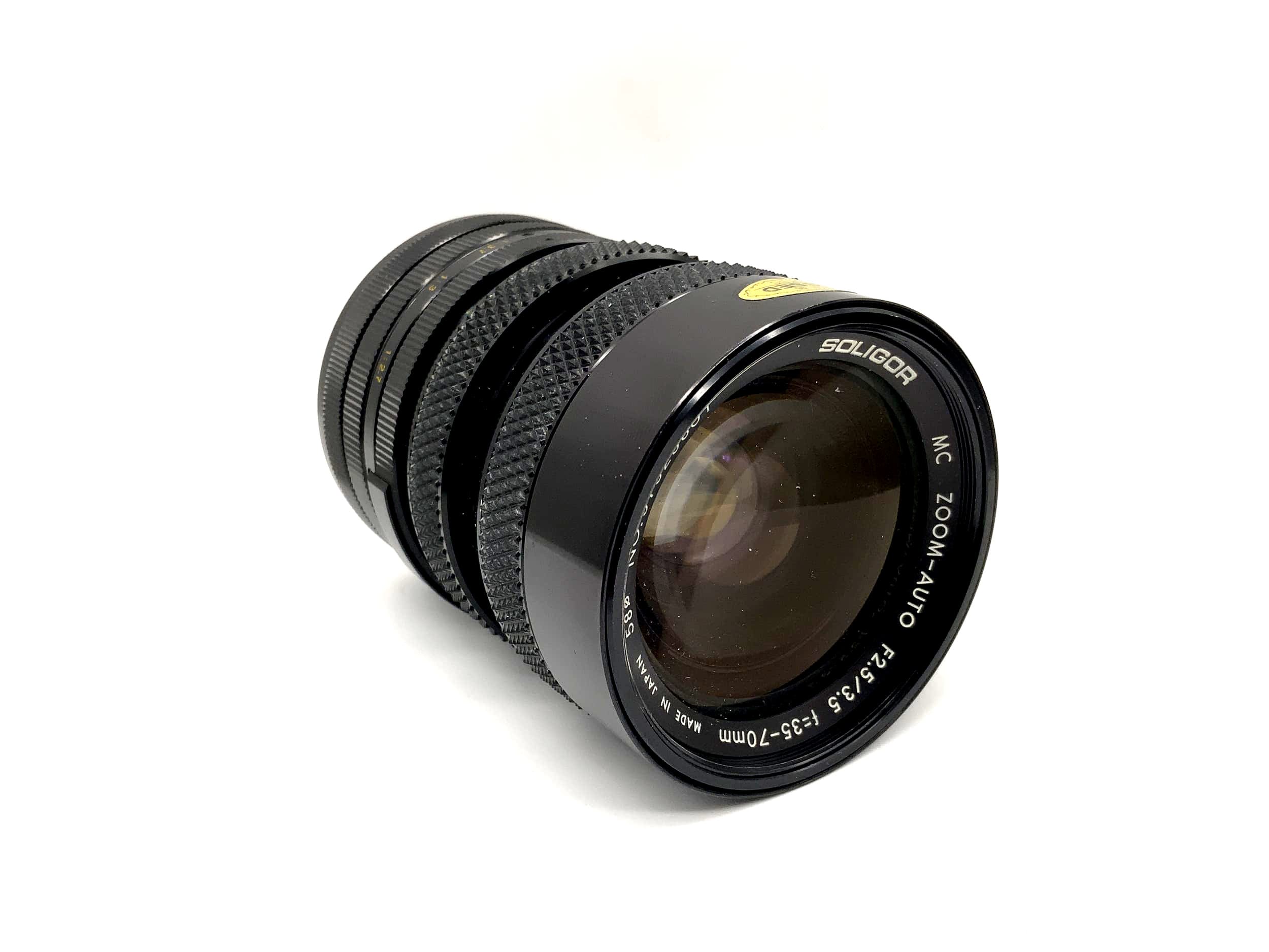 Soligor 35-70mm 1:2.5/3.5 Lens MC Zoom-Auto Camera Lens (Canon FD)