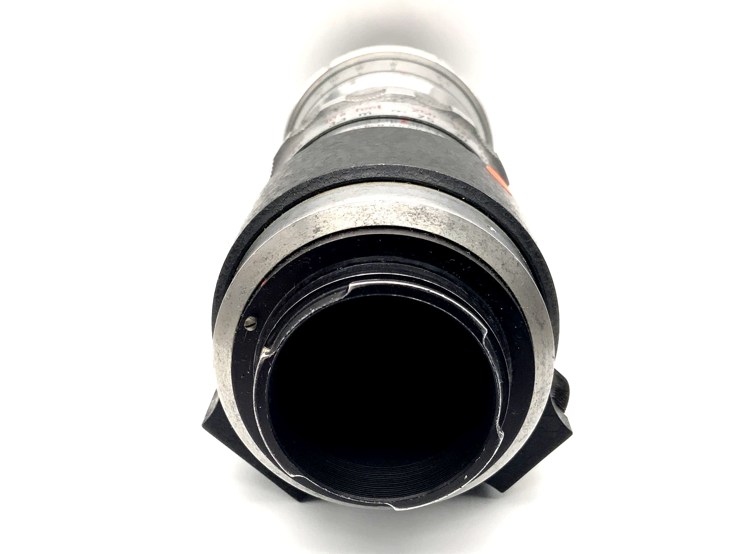 Meyer Optik Görlitz 250mm 1:5.5 lens red V Telemegor camera lens (Exa)