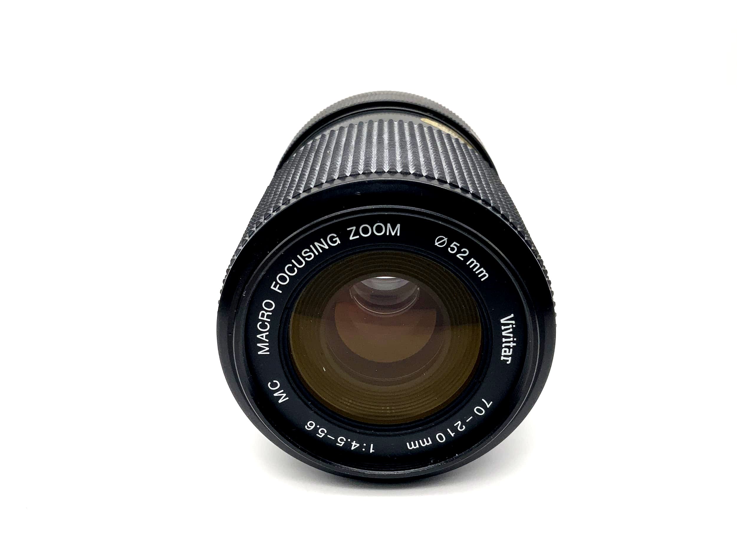 Vivitar 70-210mm 1:4.5-5.6 Lens MC Macro Focusing Zoom Lens (Canon FD)