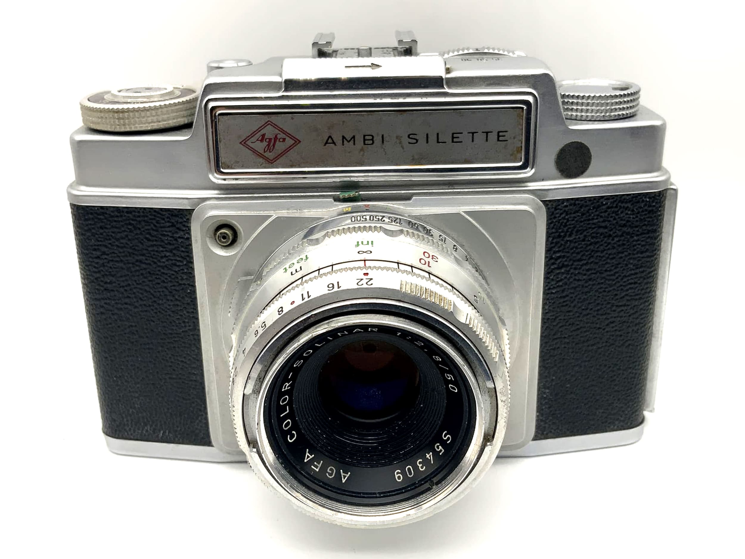 Agfa Ambi Silette viewfinder camera with Color-Solinar 1:2.8/50 analog camera