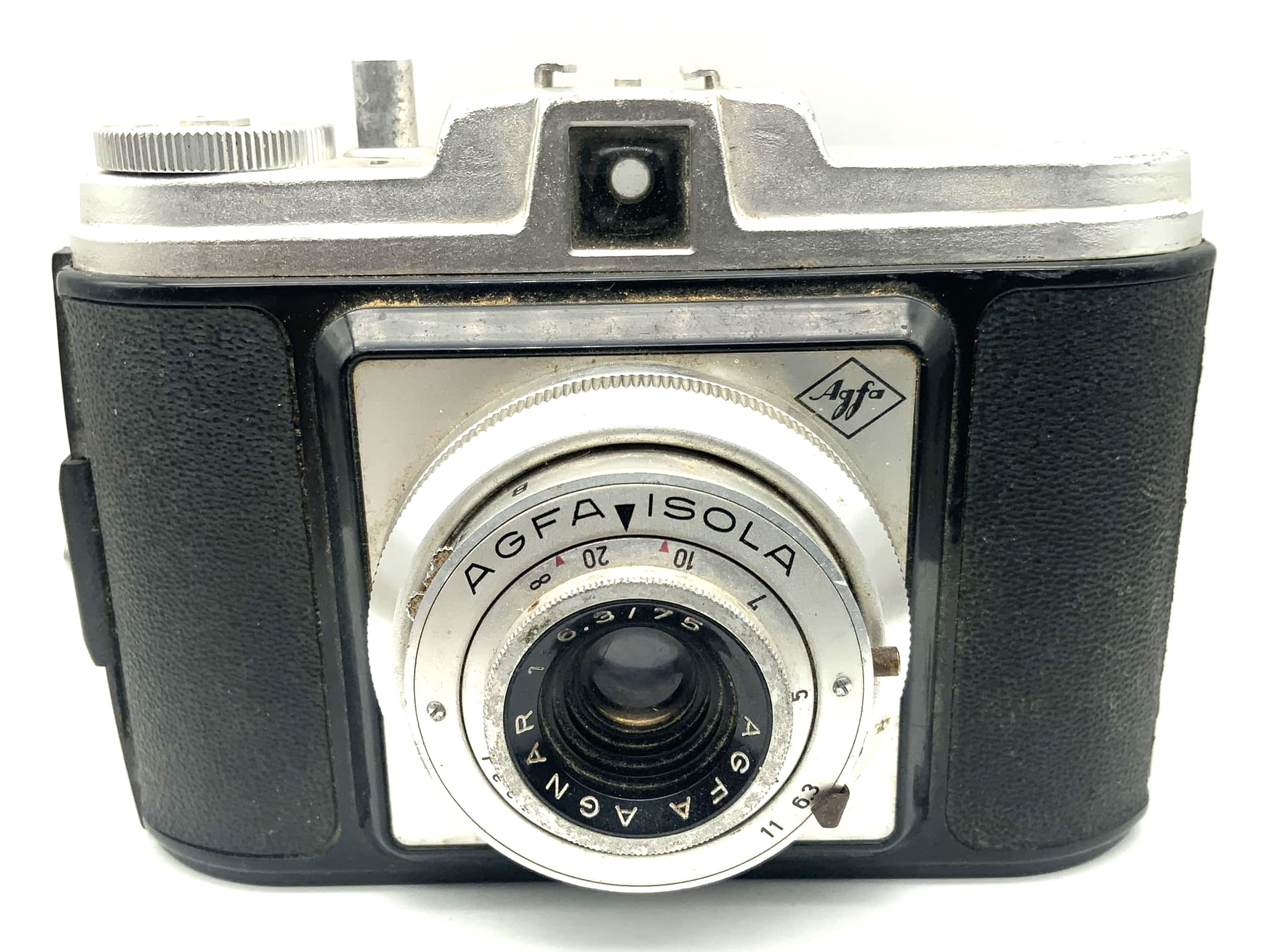 Agfa Isola viewfinder camera with Agnar 1:6.3/75 compact camera analog camera