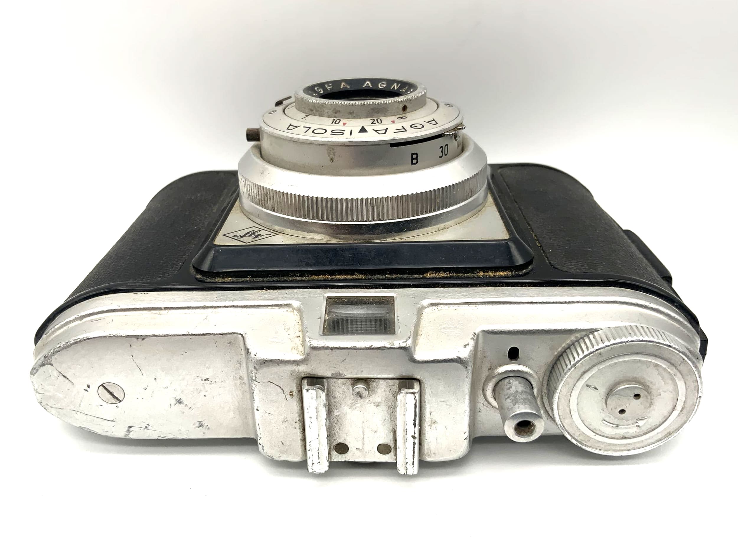 Agfa Isola viewfinder camera with Agnar 1:6.3/75 compact camera analog camera