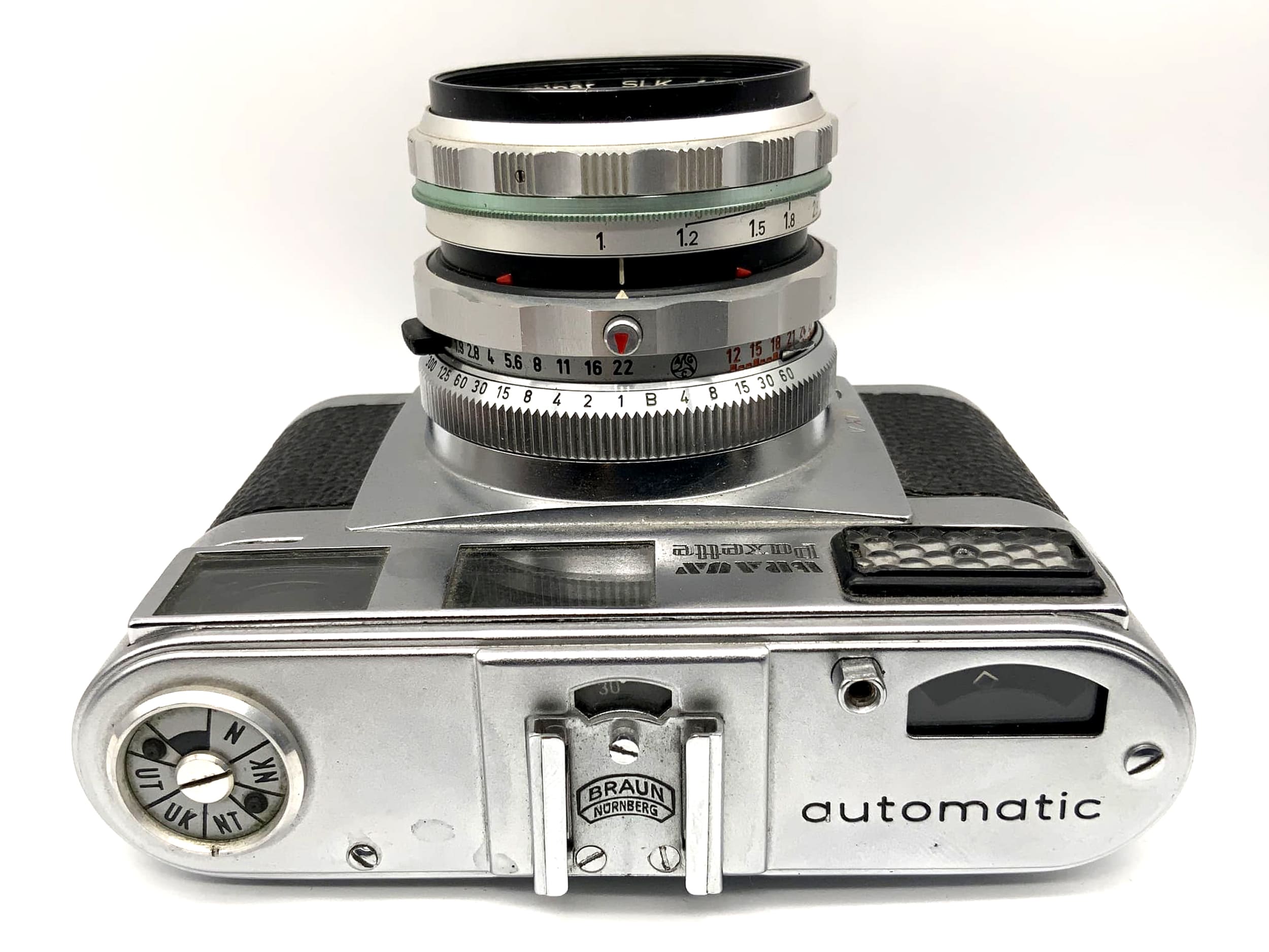 Braun Paxette with Culminar SLK 1:2.8 f=50mm automatic Super III! Light meter defective!