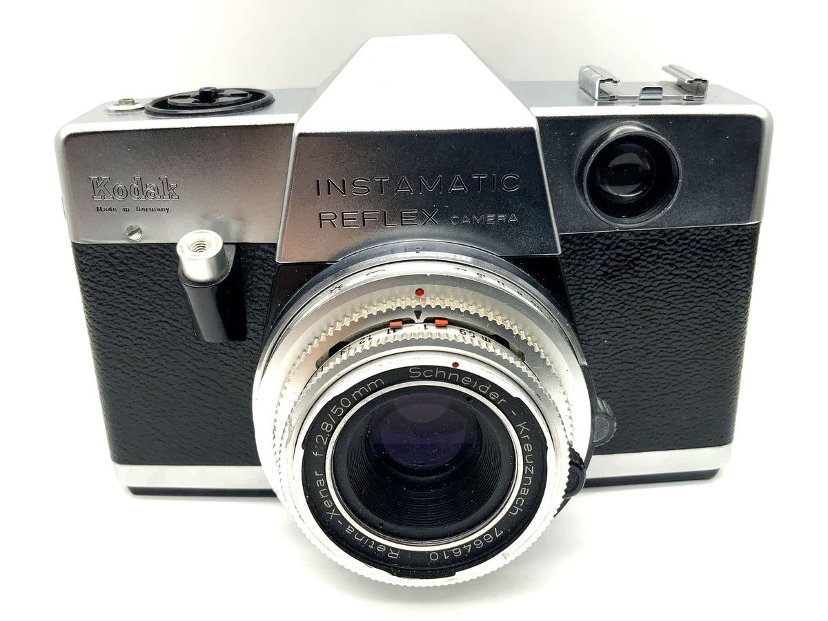 Kodak Instamatic Reflex with Schneider-Kreuznach Xenar f:2.8/50mm !Light meter defective!