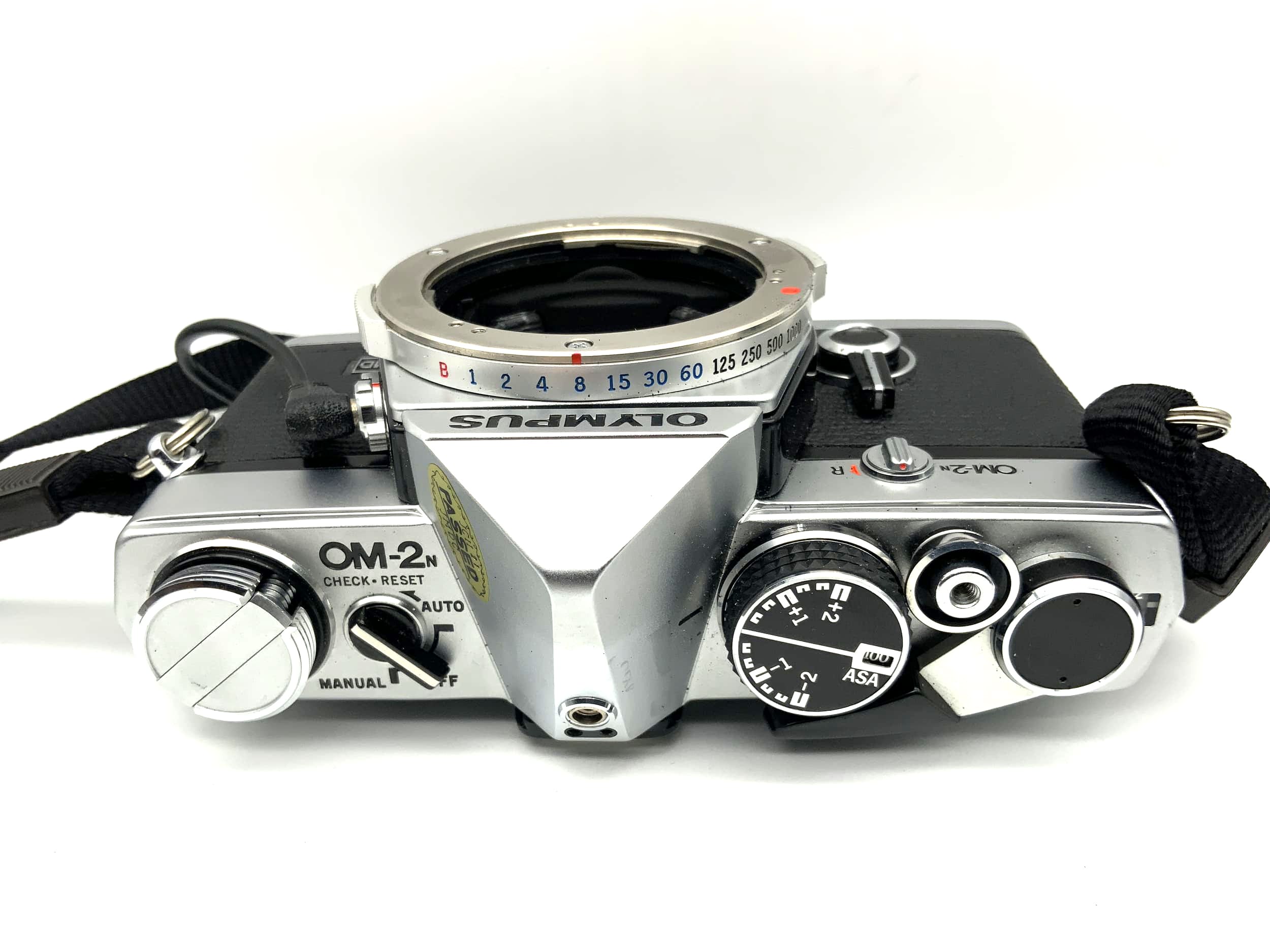 Olympus OM-2N 35mm analog SLR camera with Recordata Back 2 (Olympus OM)