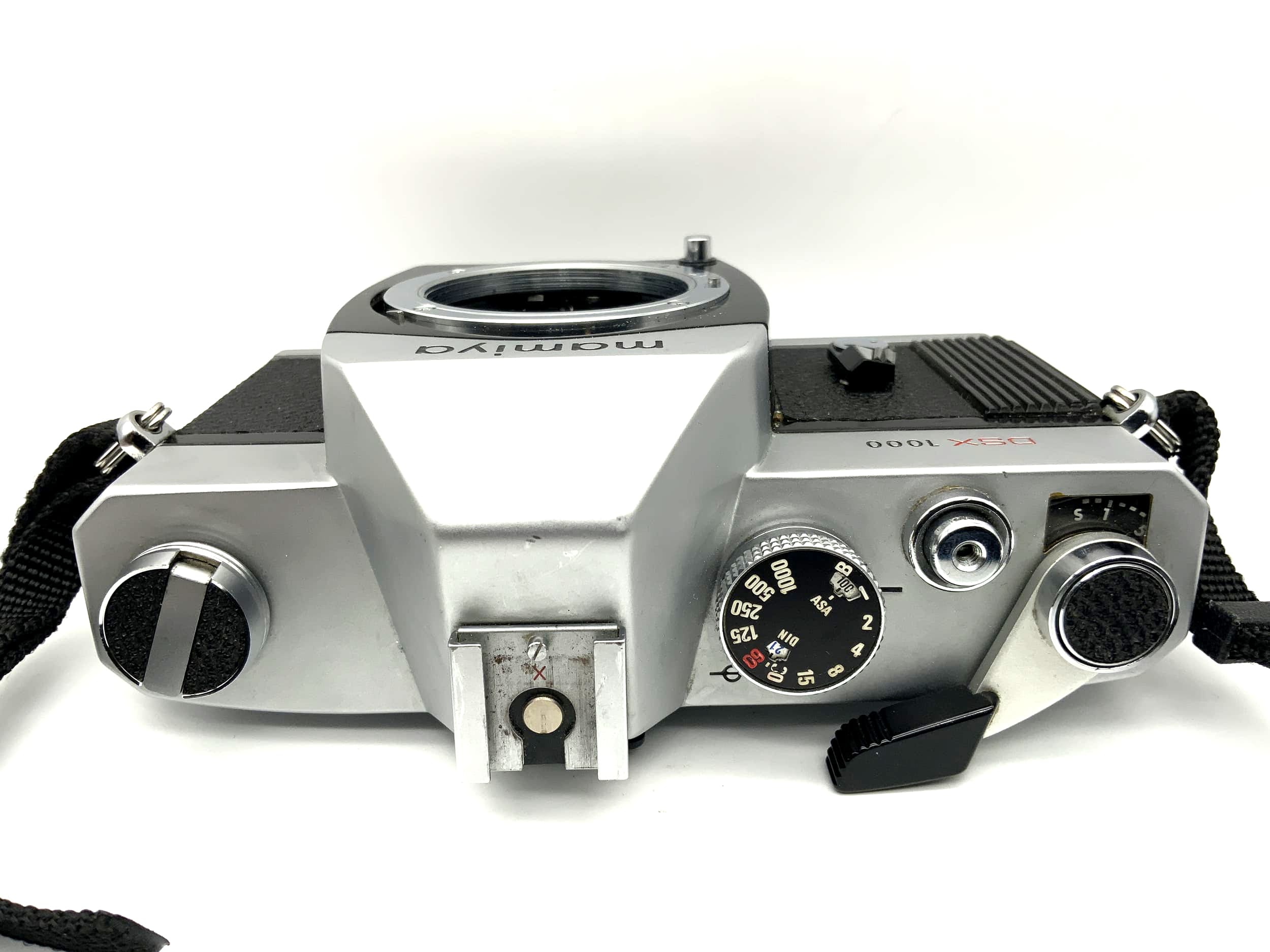 Mamiya DSX 1000 35mm SLR analog camera body (M42) !Light meter defective!