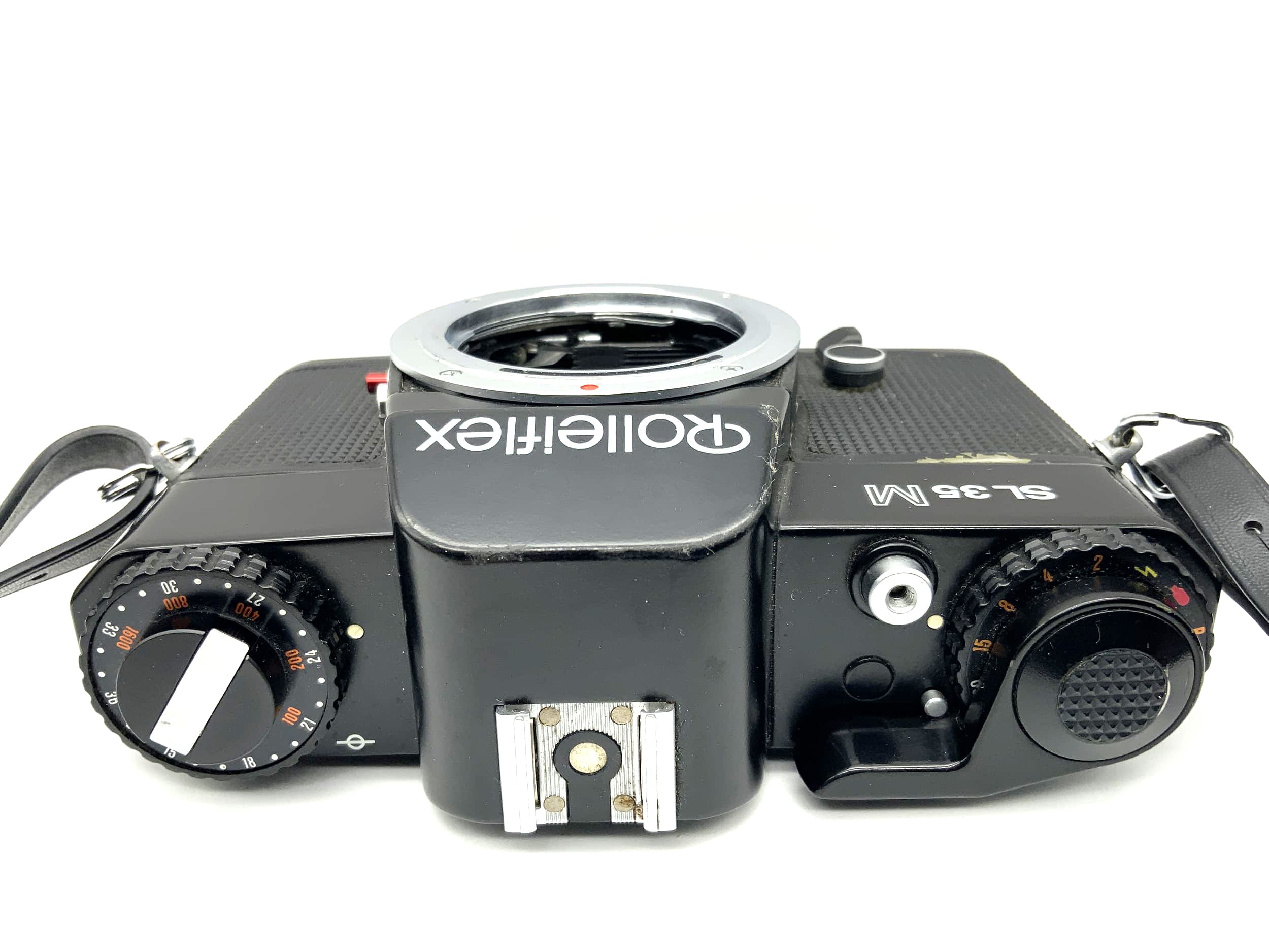 Rolleiflex SL 35 M 35mm analog SLR camera (Rollei QBM) !Light meter defective!