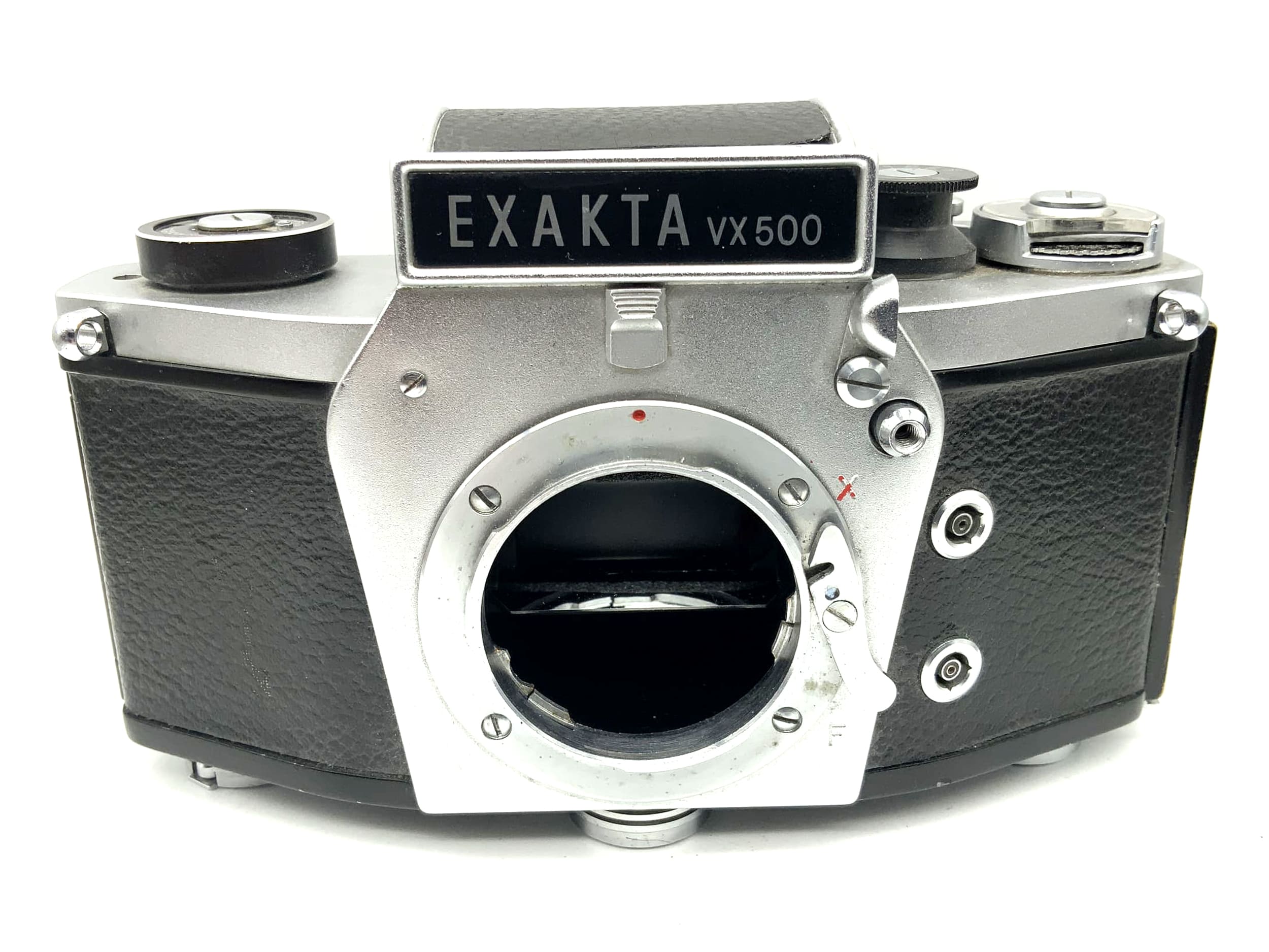 Exakta VX500 35mm SLR analog camera with waist-level viewfinder body (Exa)
