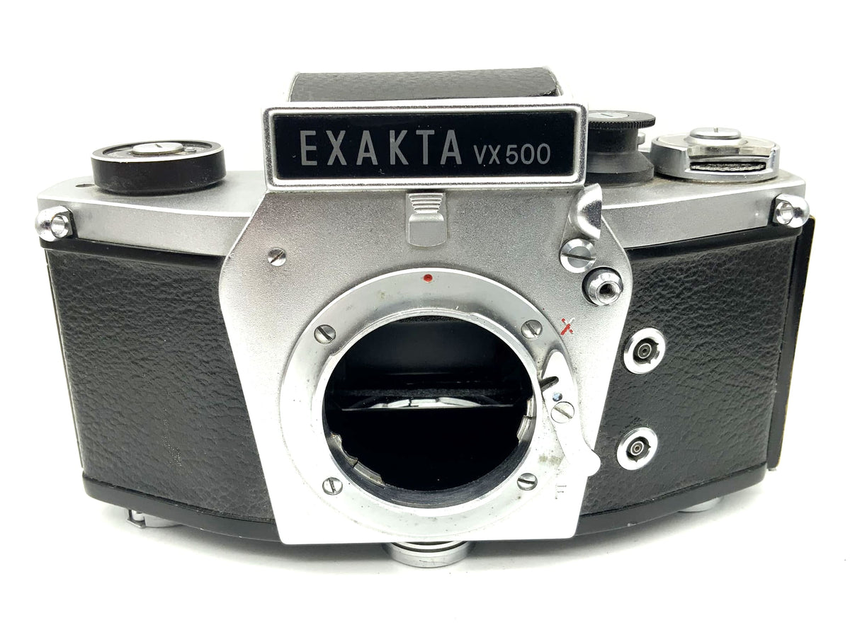 Exakta VX500 35mm SLR analog camera with waist-level viewfinder body (Exa)