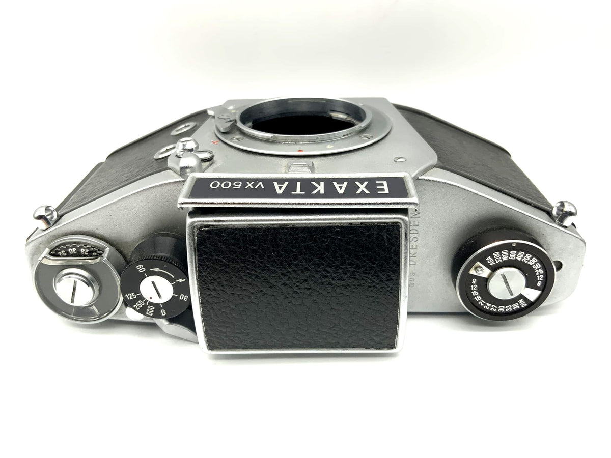 Exakta VX500 35mm SLR analog camera with waist-level viewfinder body (Exa)