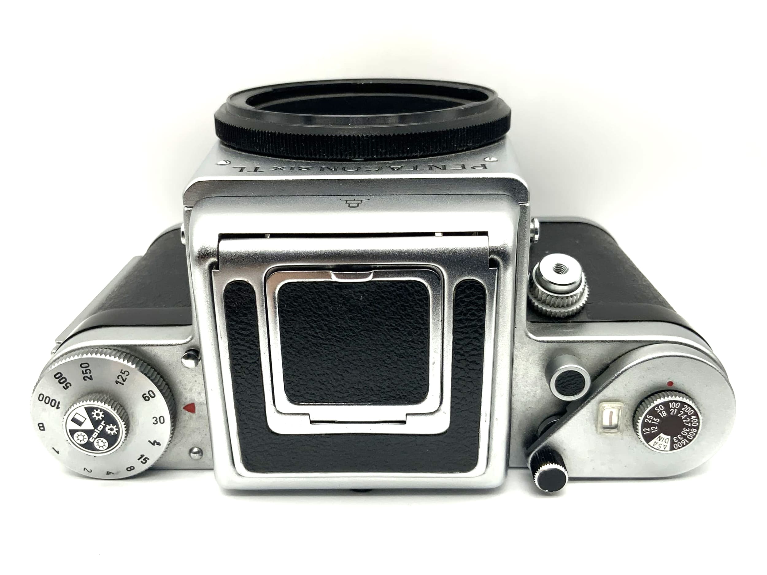 Pentacon six TL SLR analog roll film with waist-level viewfinder body (Pentacon Six)