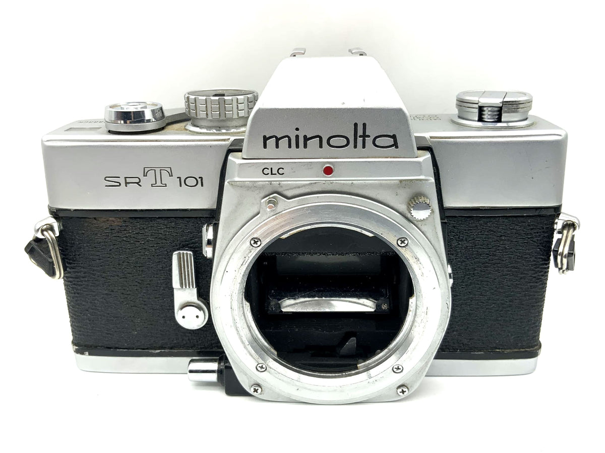 Minolta SRT 101 35mm SLR analog camera (Minolta MD) !Light meter defective!