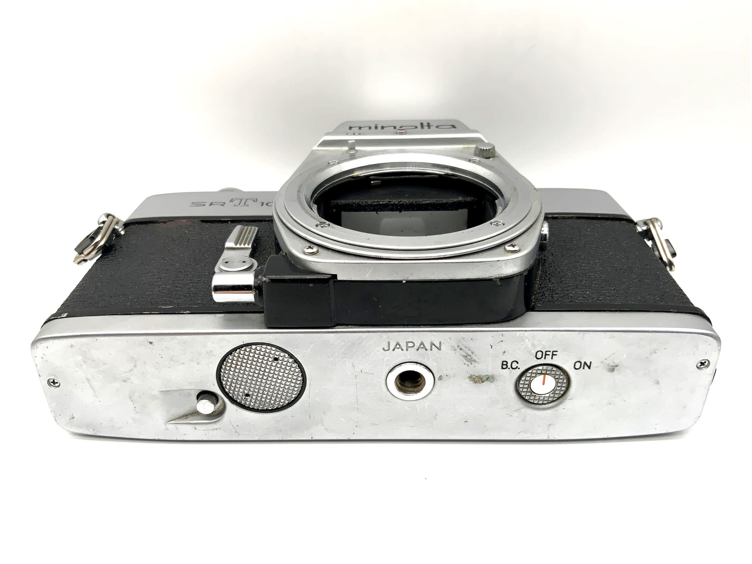 Minolta SRT 101 35mm SLR analog camera (Minolta MD) !Light meter defective!