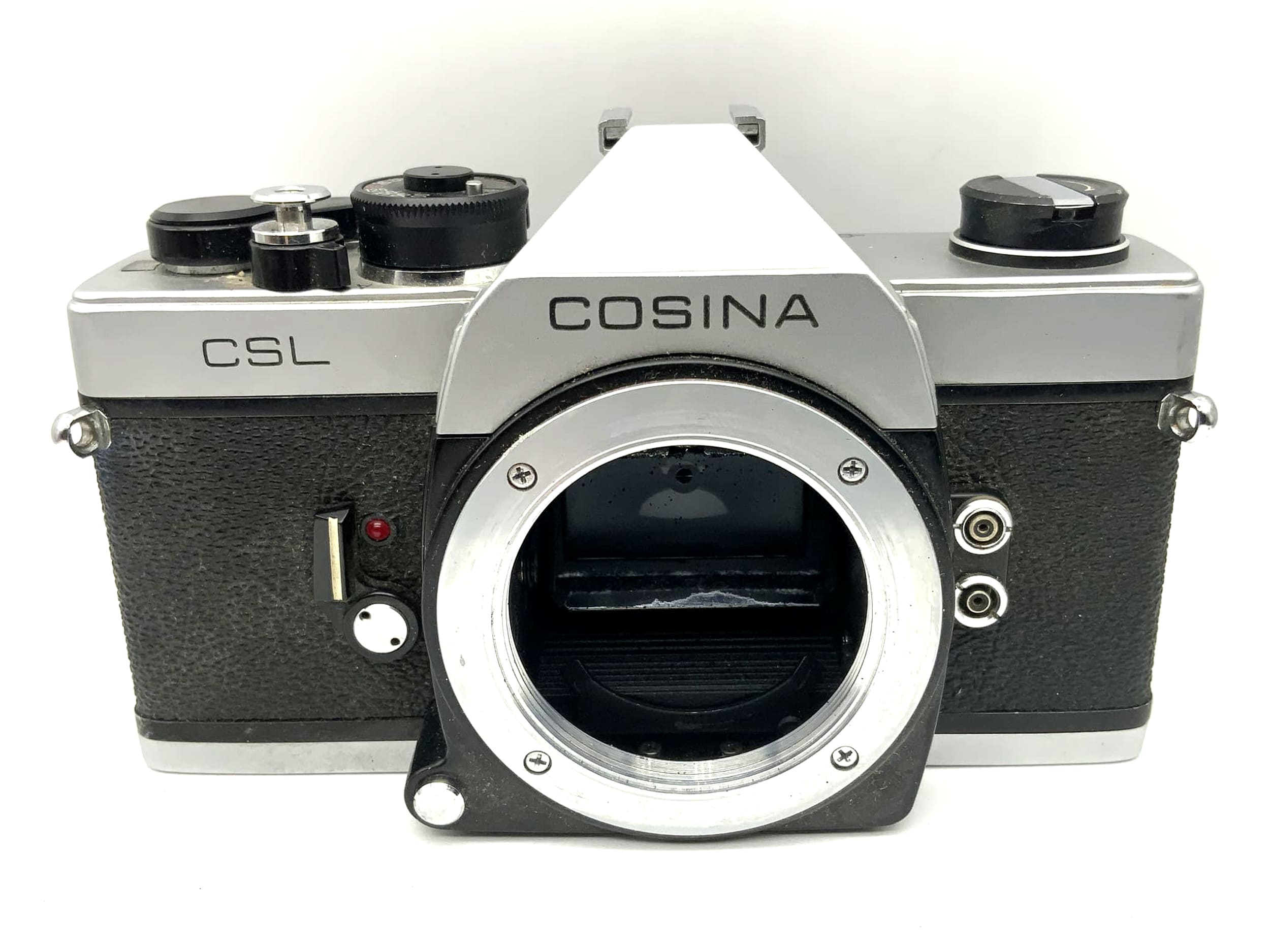 Cosina CSL 35mm SLR analog camera body (M42) !Light meter defective!