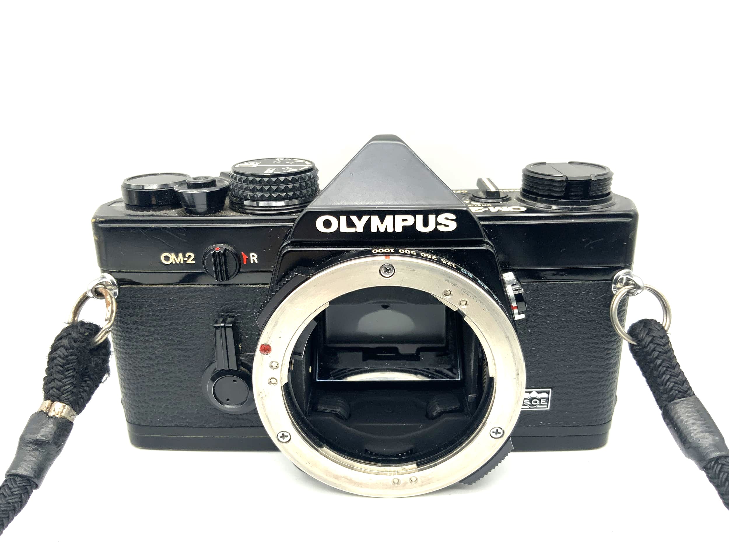 Olympus OM-2 35mm SLR analog body (Olympus OM) !Light meter defective!