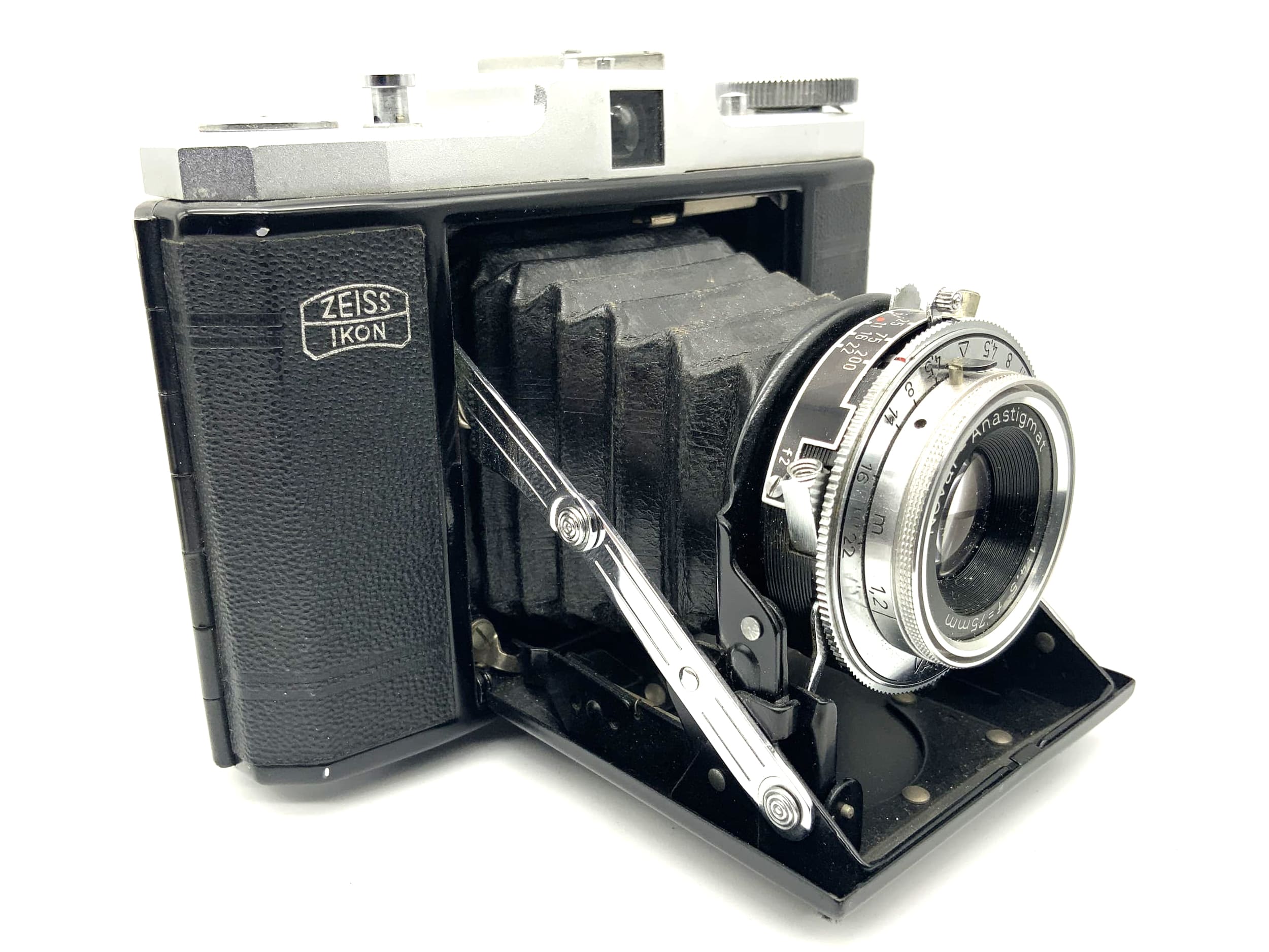 Zeiss Ikon Nettar 518/16 folding camera with Novar Anastigmat 1:4.5 f=75mm Vario