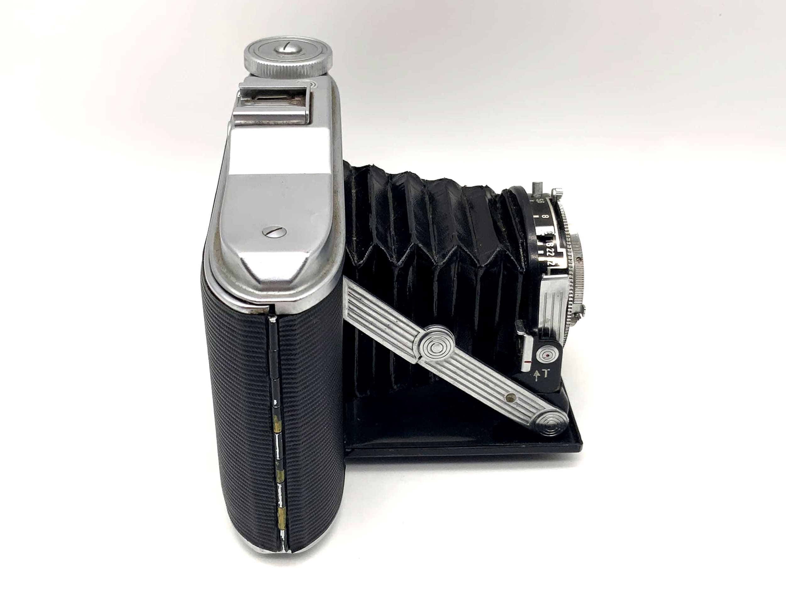 Agfa Isolette V folding camera with Agnar 1:4.5 F=85mm Vario