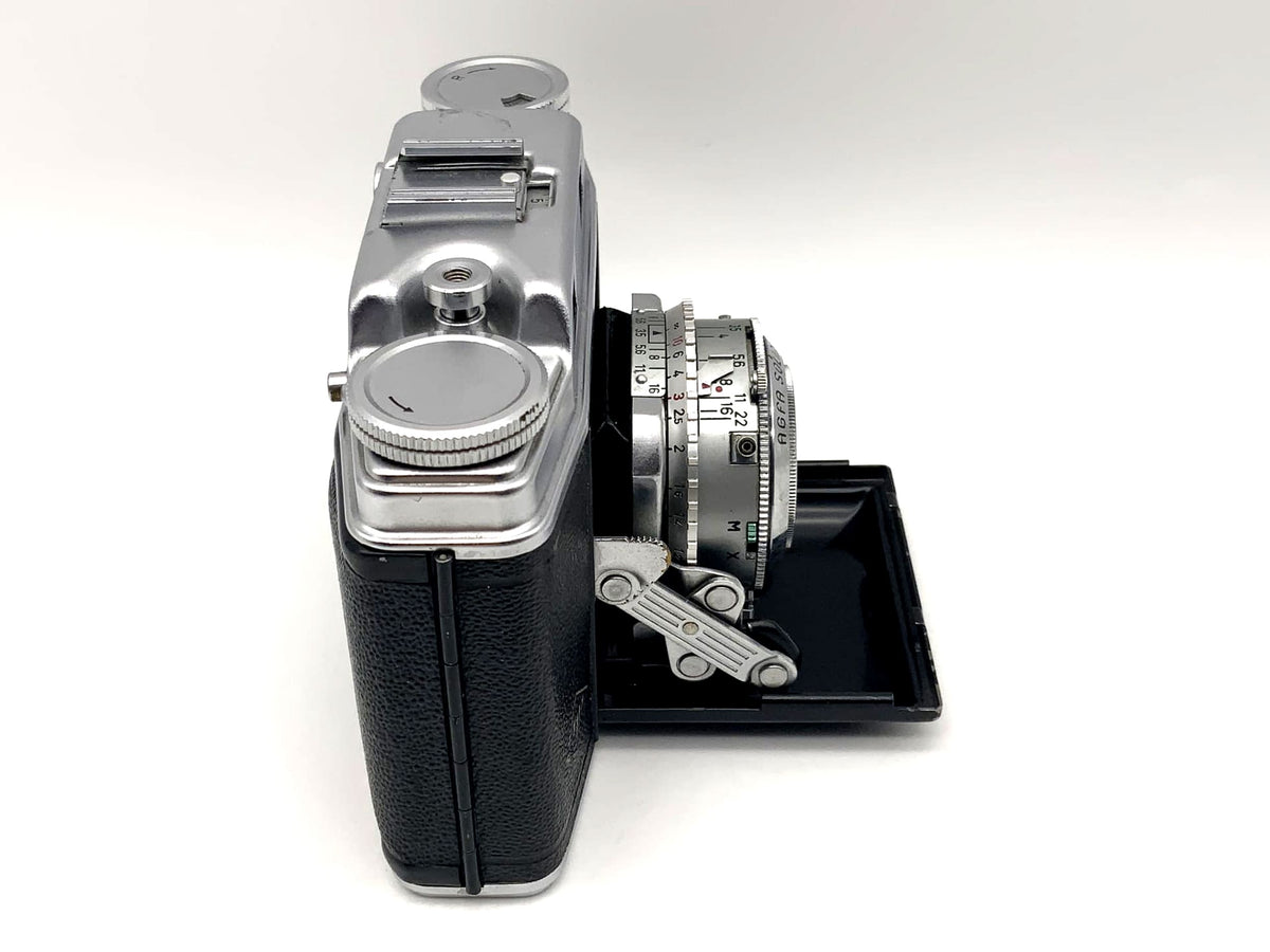 Agfa Super Solinette folding camera with Solinar 1:3.5/50 Synchro-Compur lens