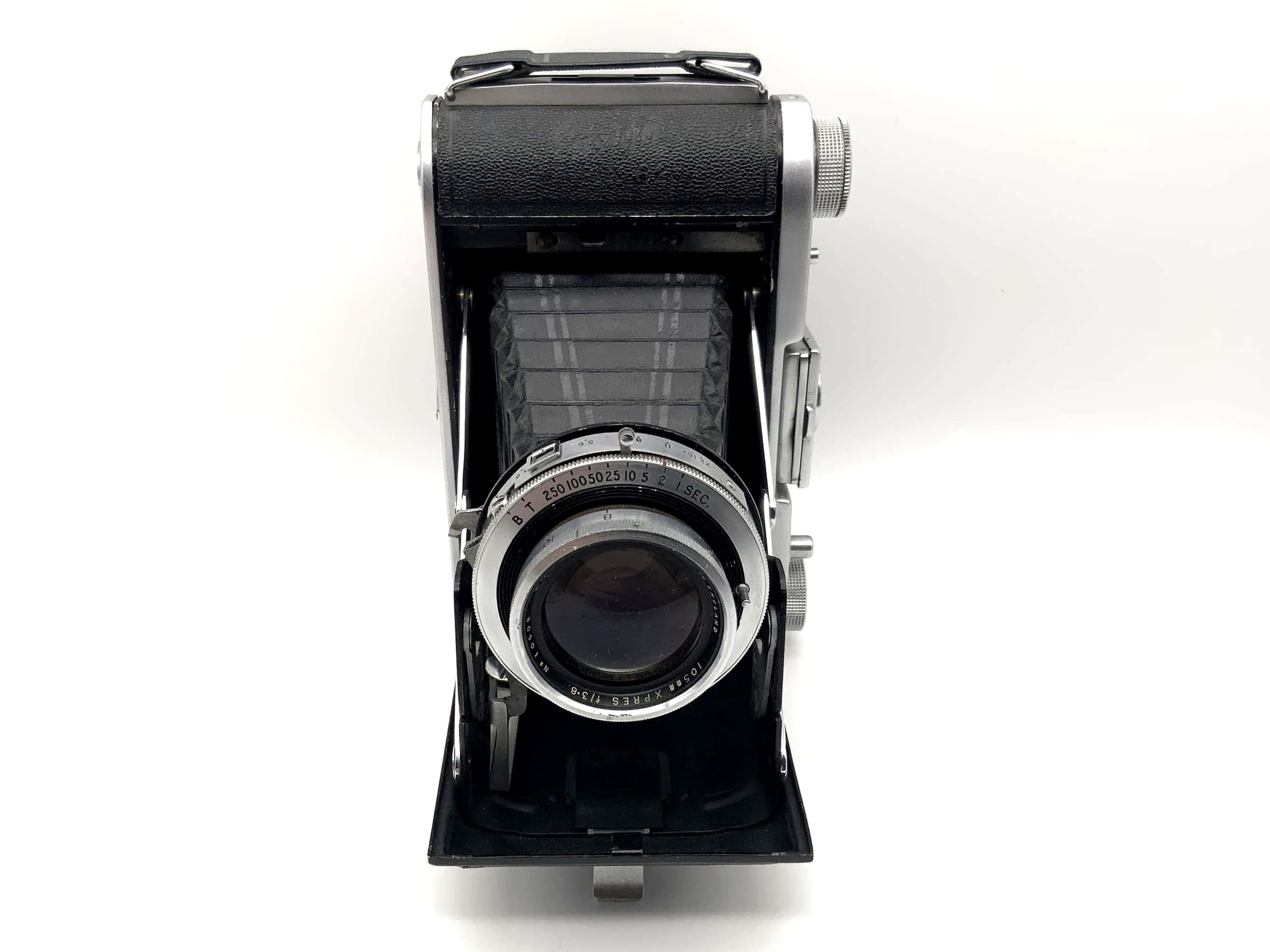 Ensign Selfix 820 folding camera with 105mm XPRES f/3.8 Epsilon