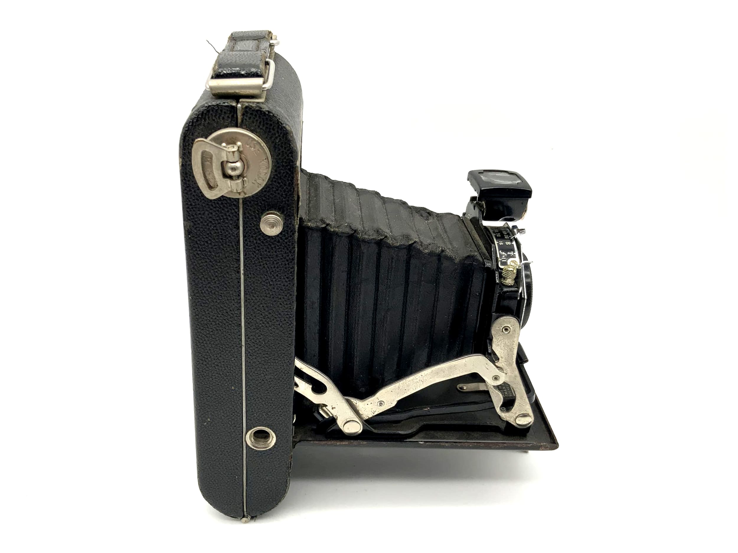 Kodak No. 0 folding camera with Kodak Bimat