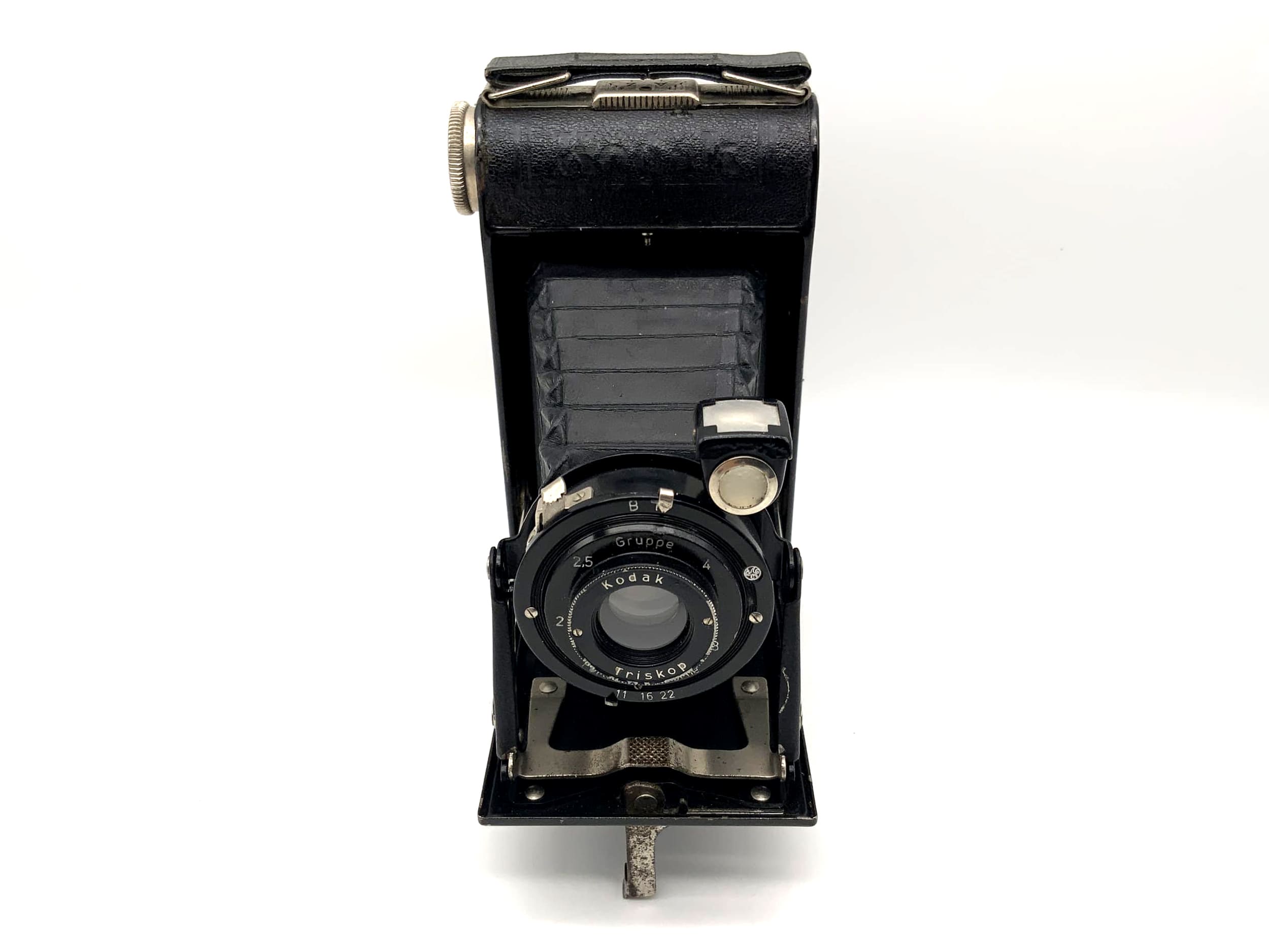 Kodak Junior 0 folding camera with tricopter