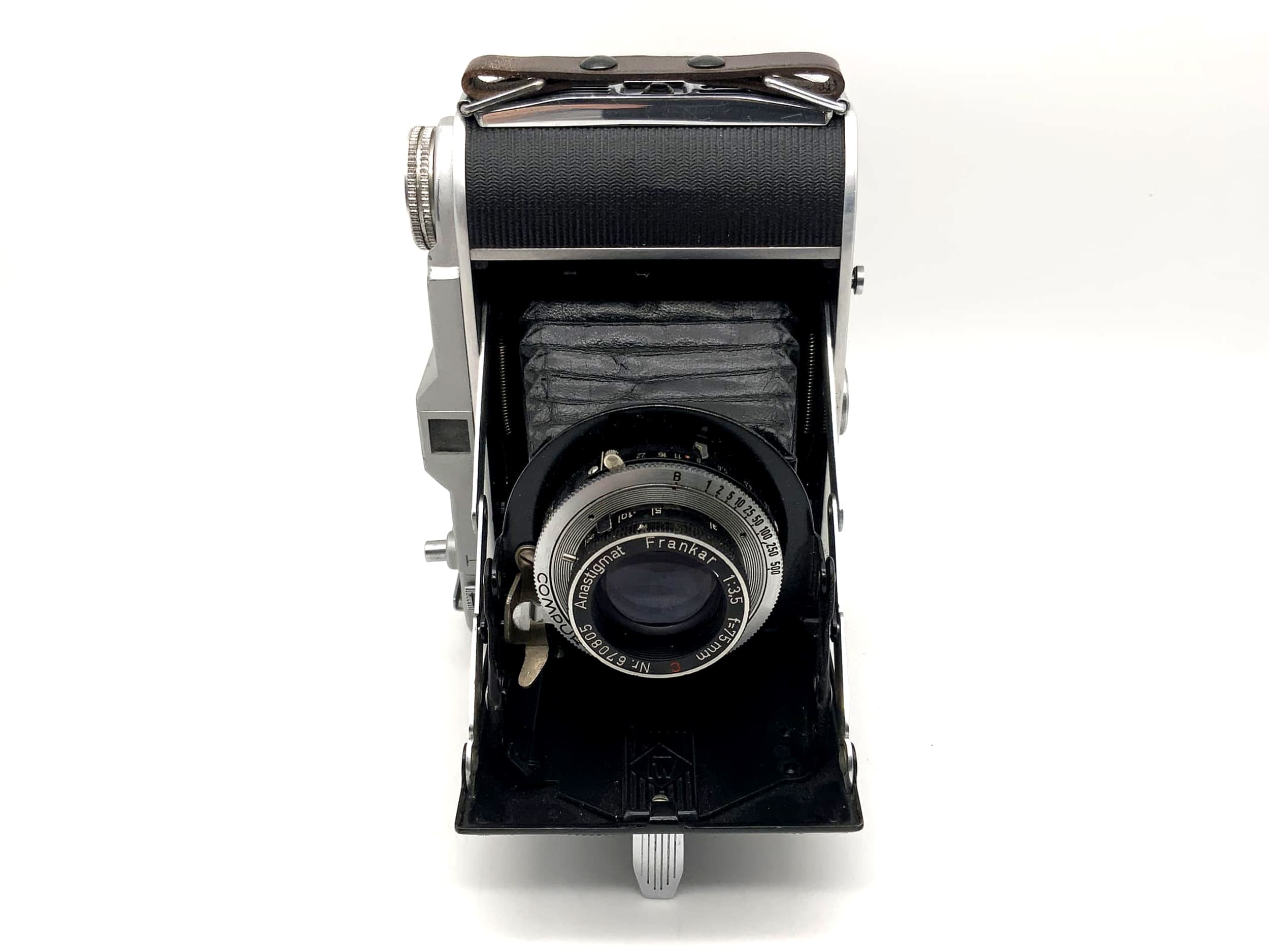 Franka Solida folding camera with Frankar Anastigmat 1:3.5 f=75mm red C Compur-Rapid