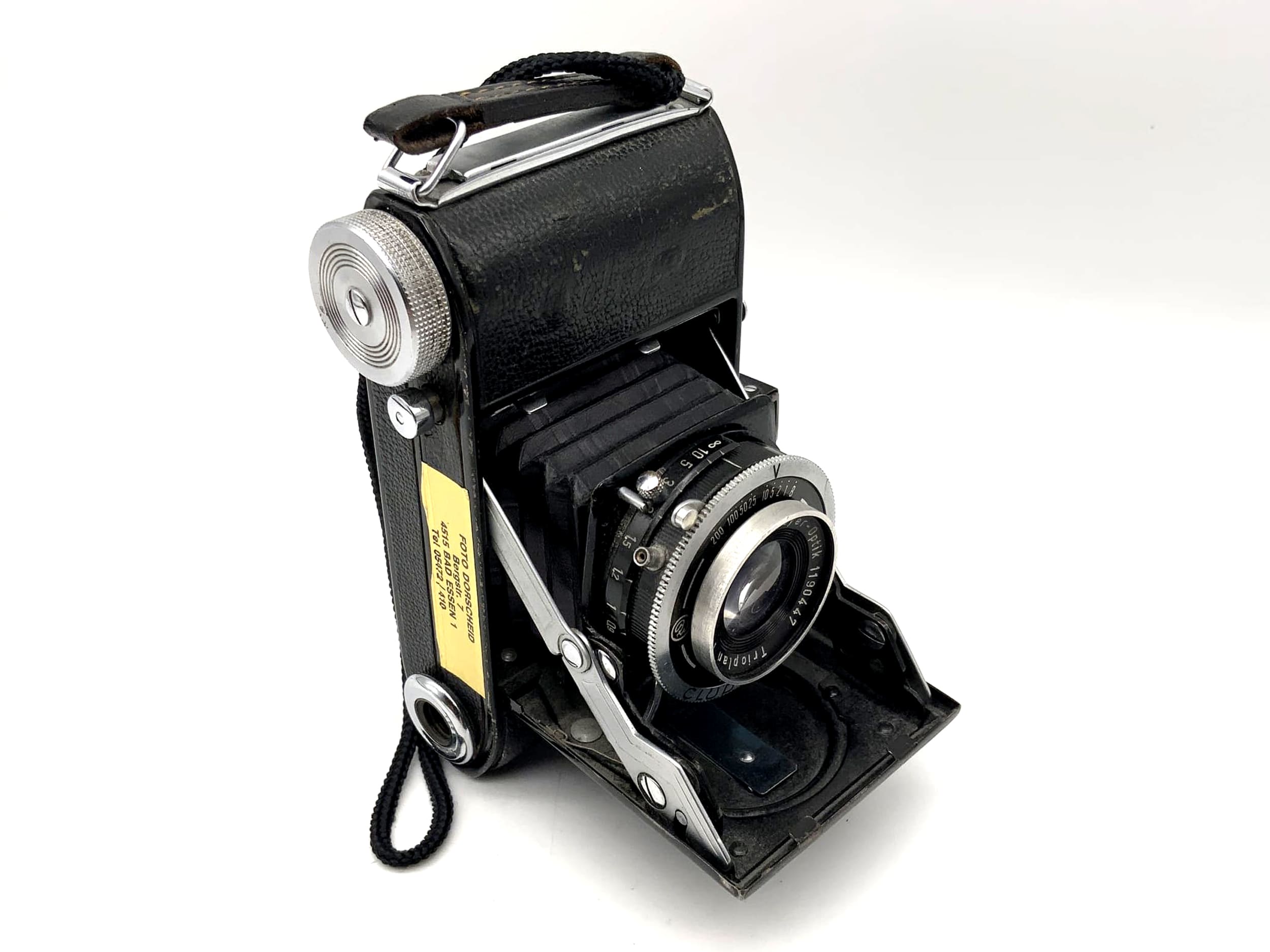 Balda Beltica folding camera with Meyer-Optik Trioplan 1:2.9 / 50 Cludor lens