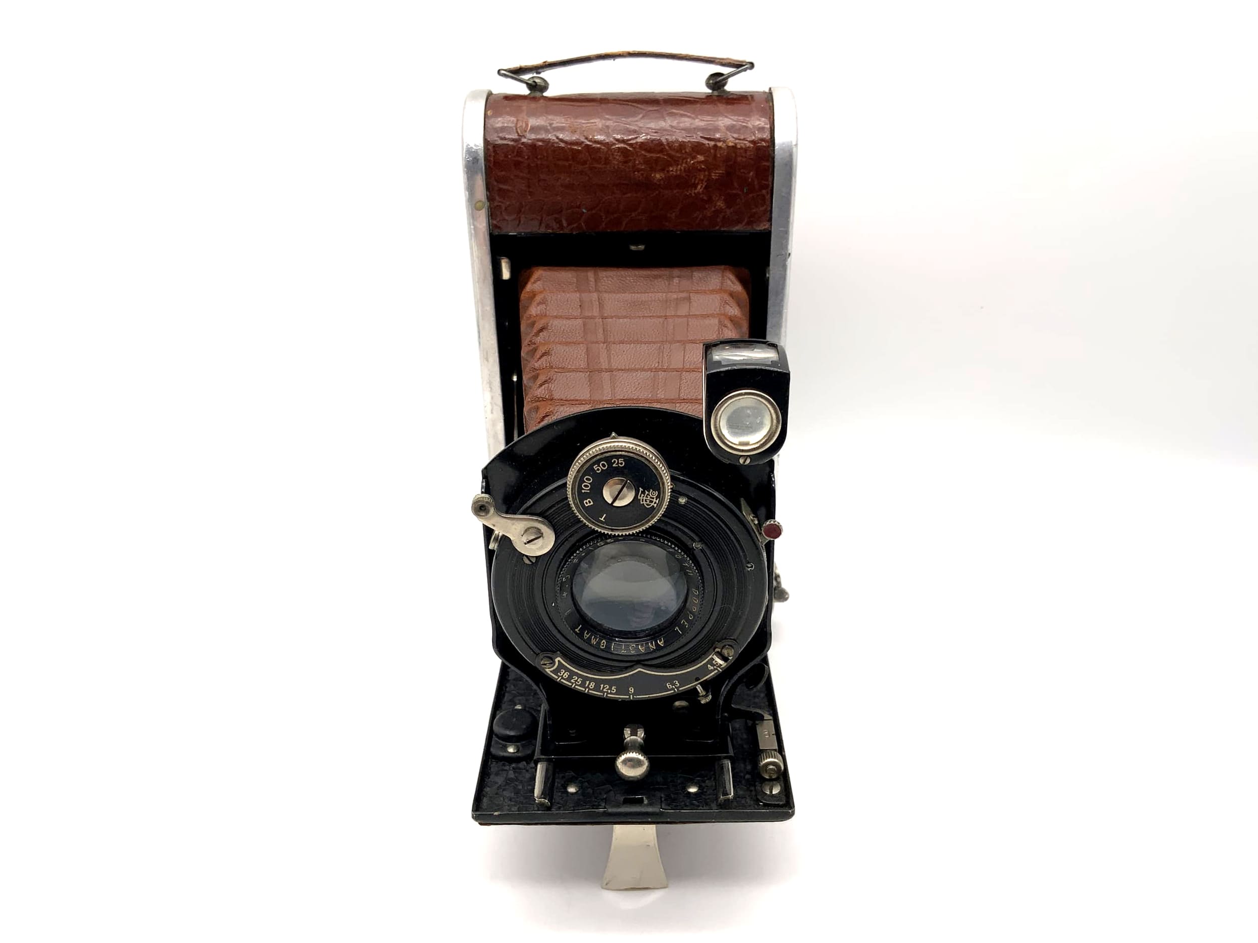 L. Schaller Foth folding camera with double Anastigmat 1:4.5 F=105mm