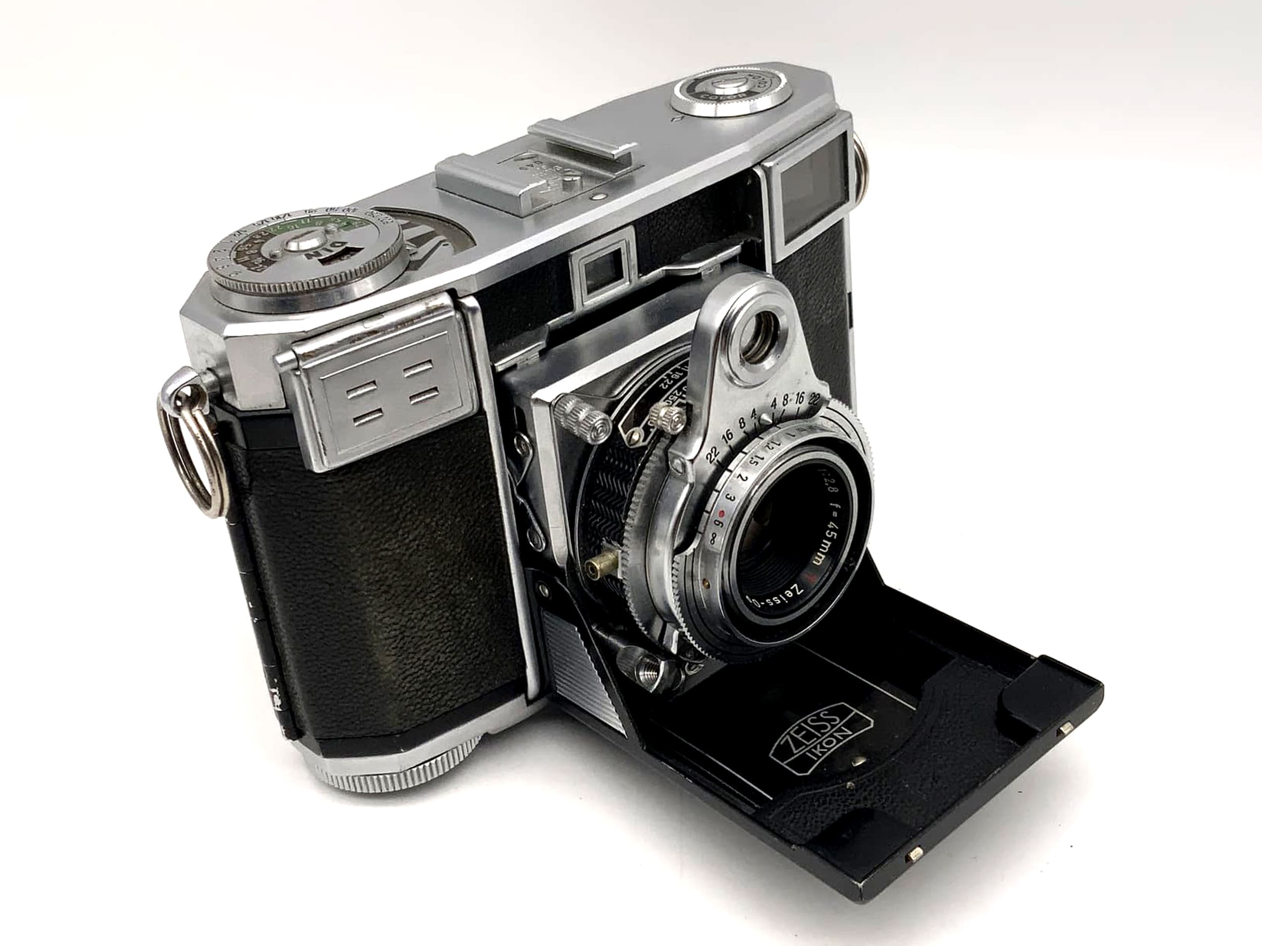 Zeiss Ikon Contessa folding camera with Zeiss Opton Tessar 1:2.8 f=45mm red T Beli!
