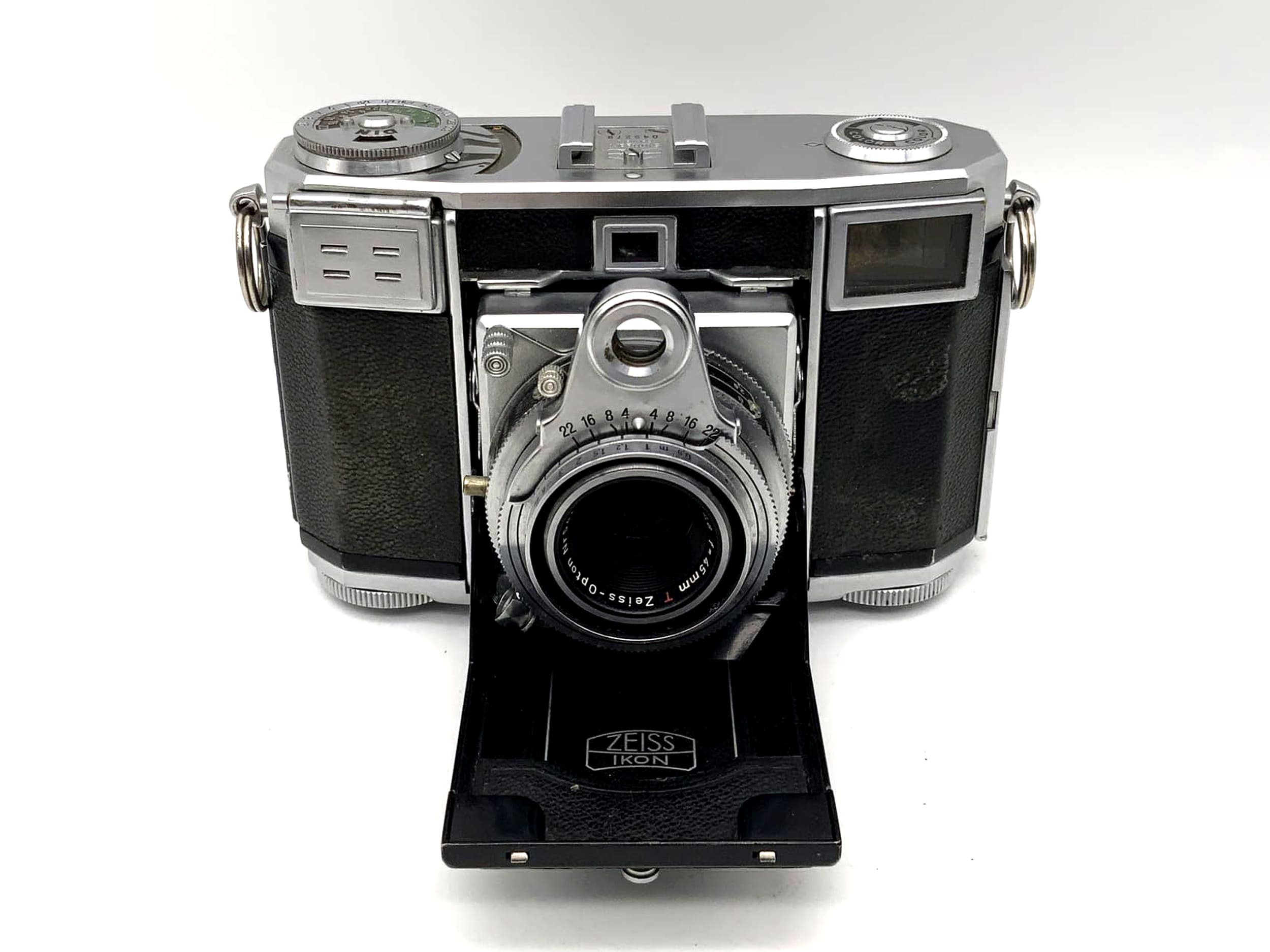 Zeiss Ikon Contessa folding camera with Zeiss Opton Tessar 1:2.8 f=45mm red T Beli!