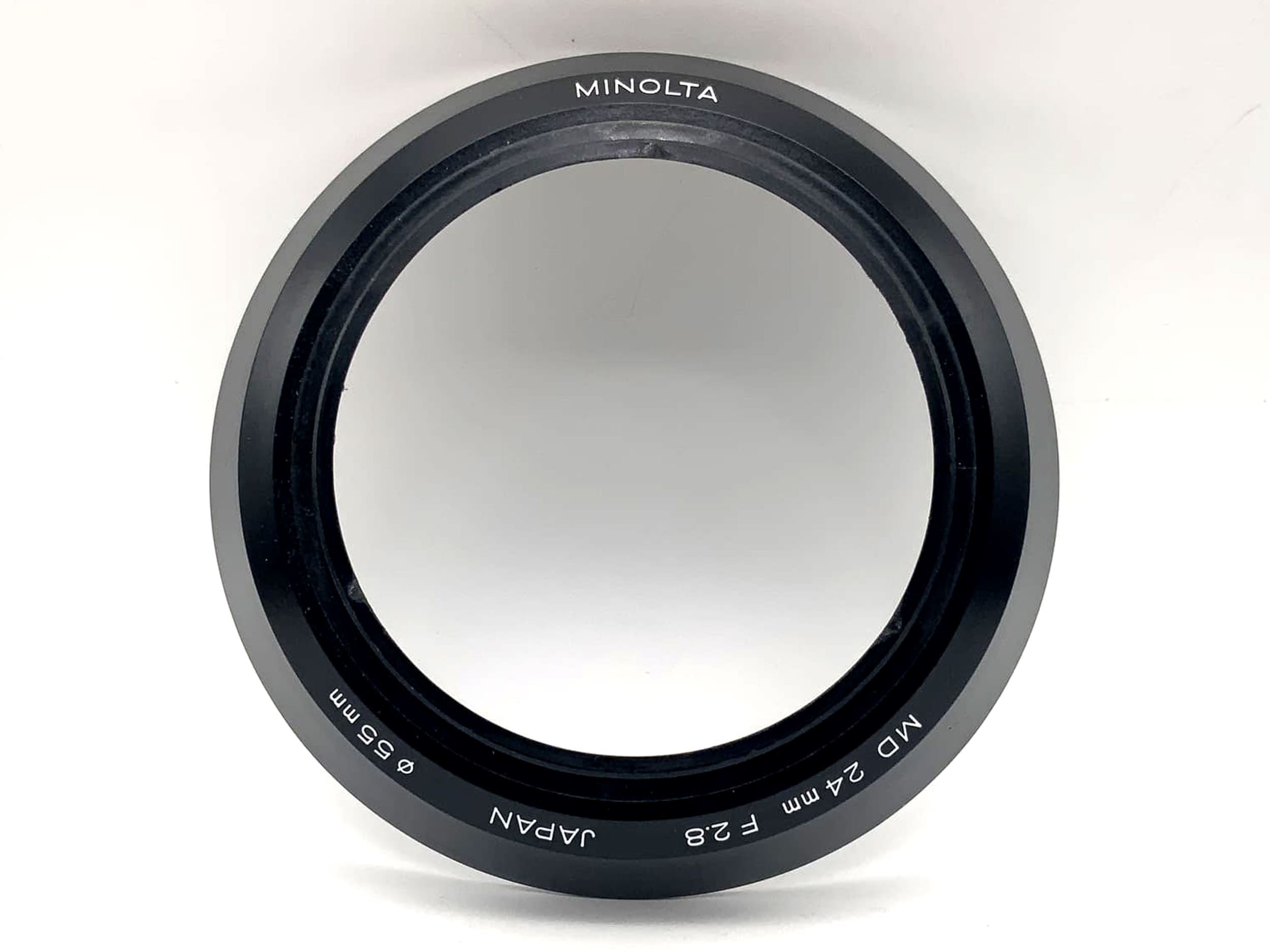 Minolta MD 24mm F2.8 lens hood ⌀55mm