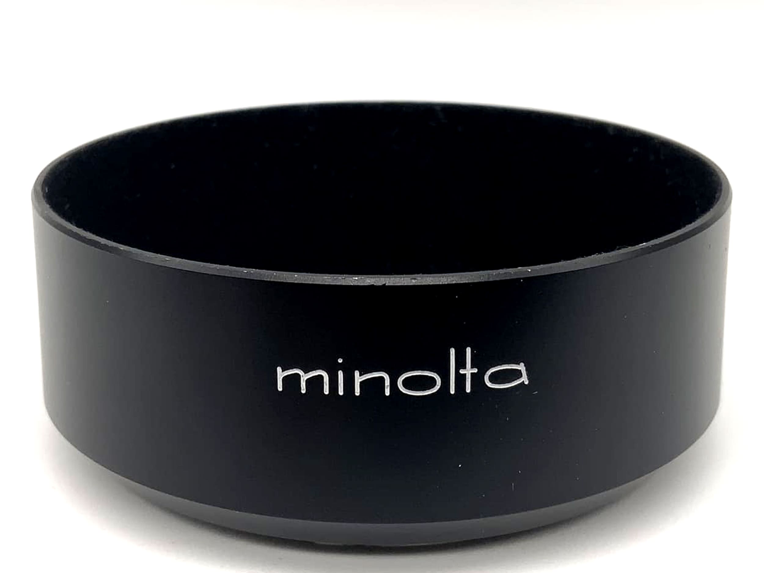 Minolta D55NA metal lens hood for Rokkor-PF 1.4 58mm lens